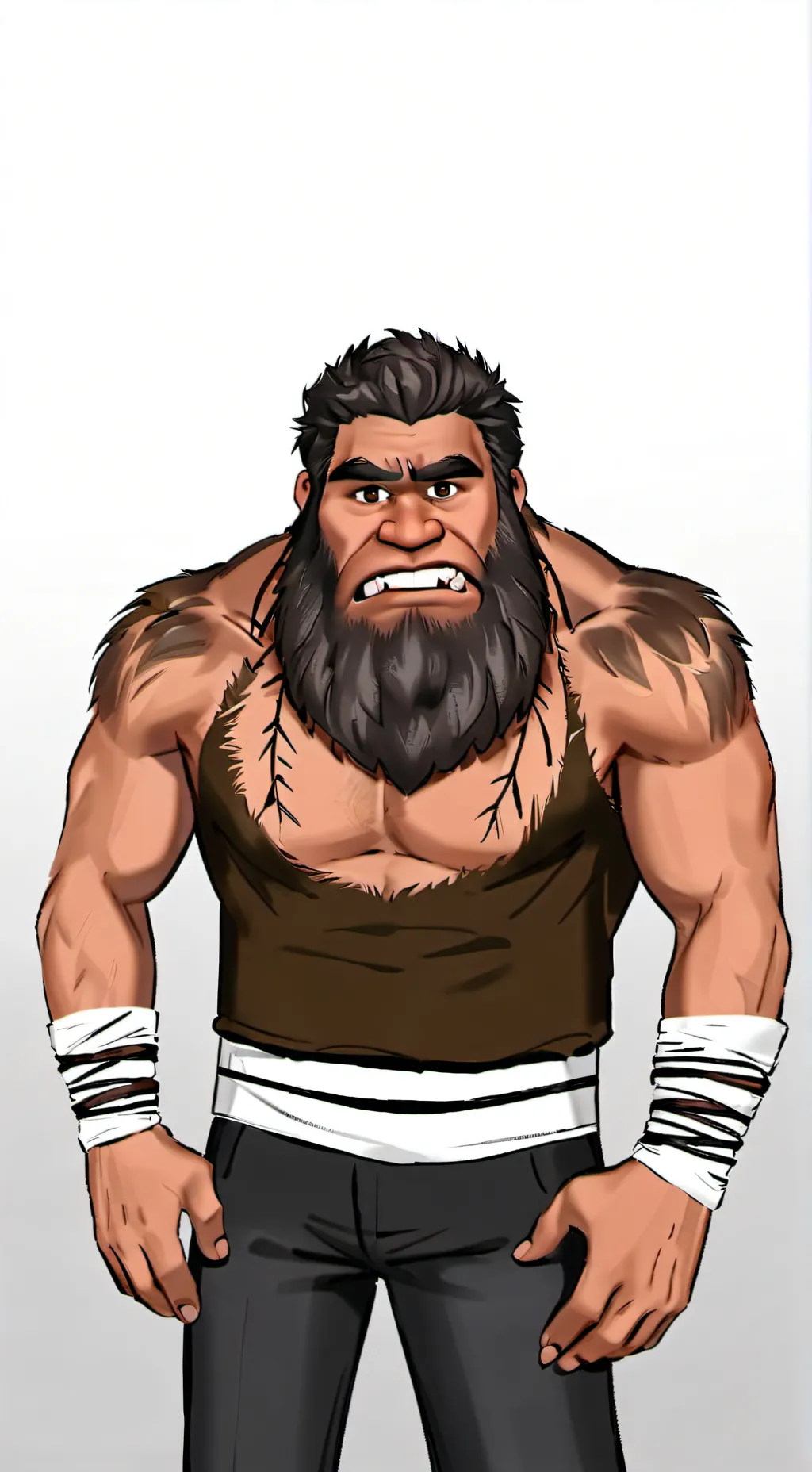 ai character: grug  background