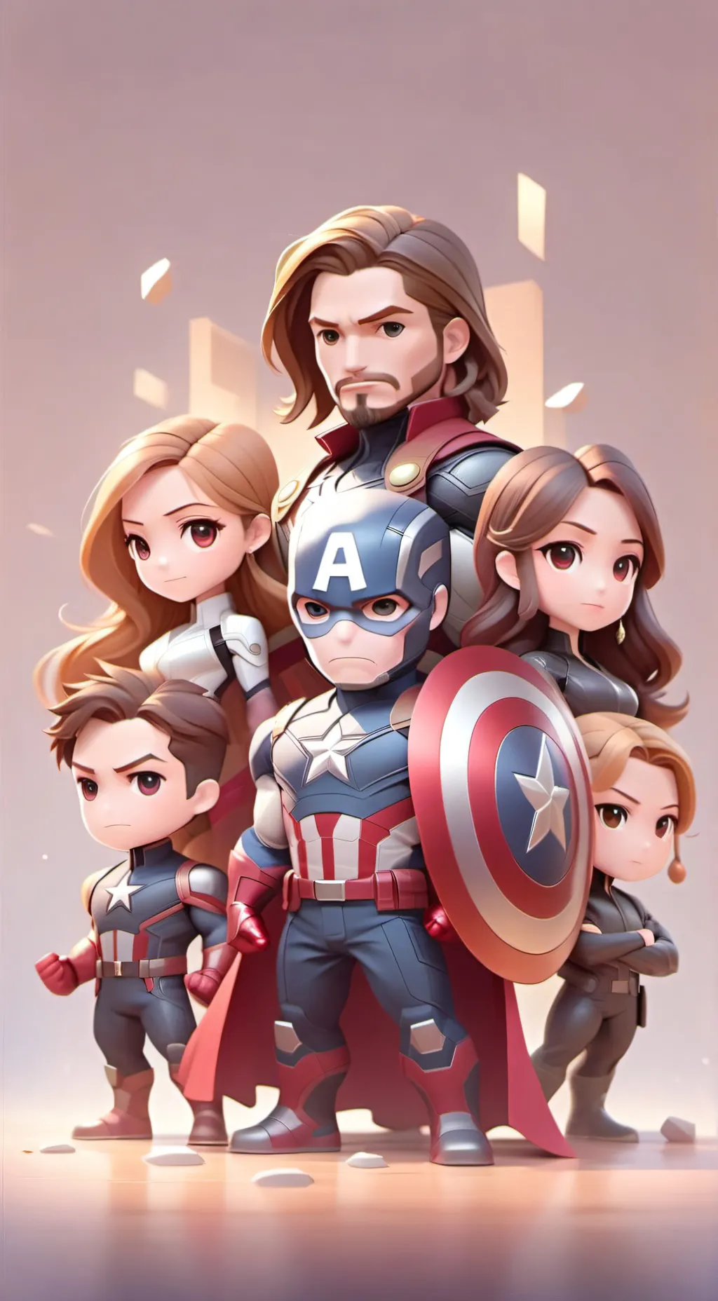 ai character: The avengers background