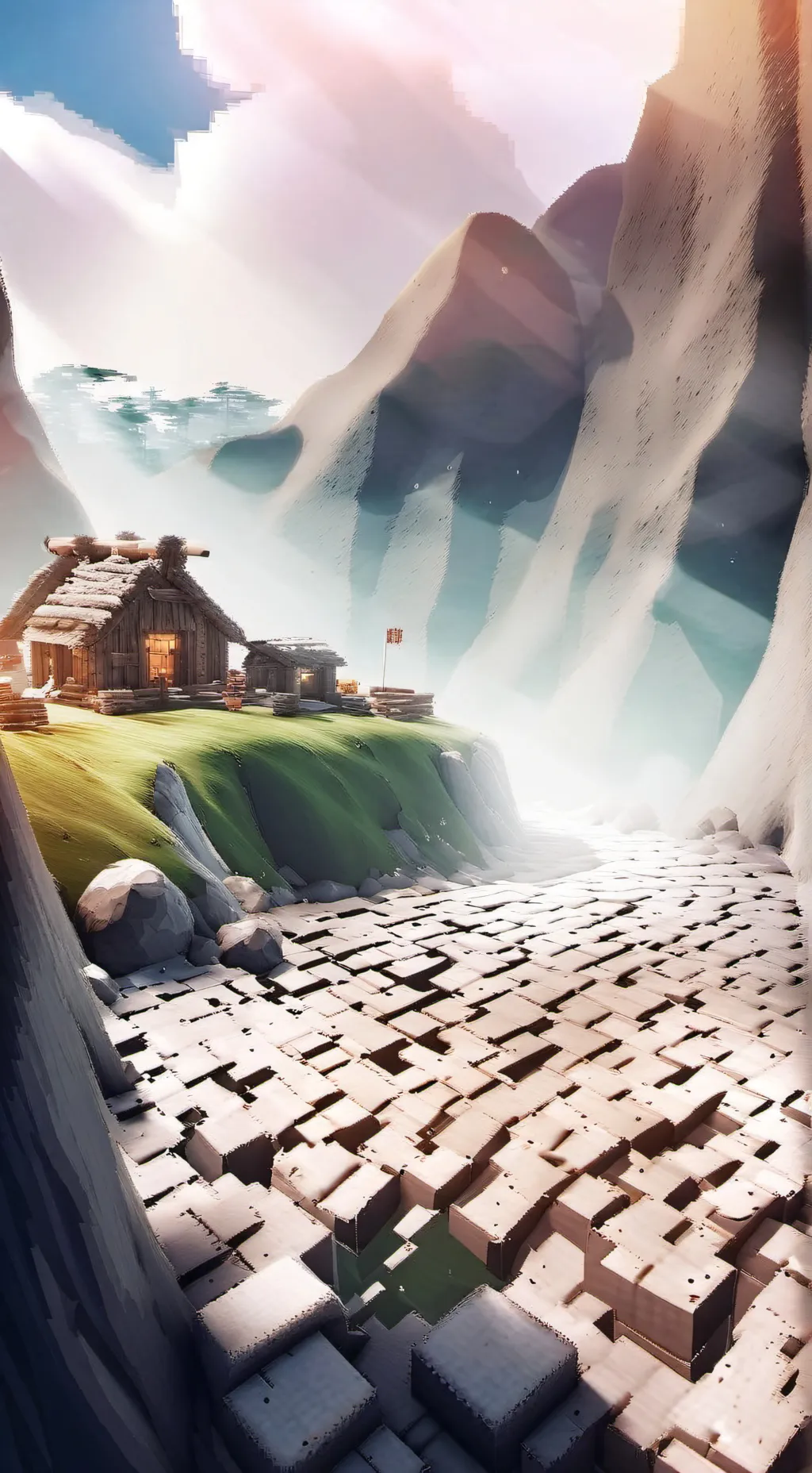 ai character: minecra saga background