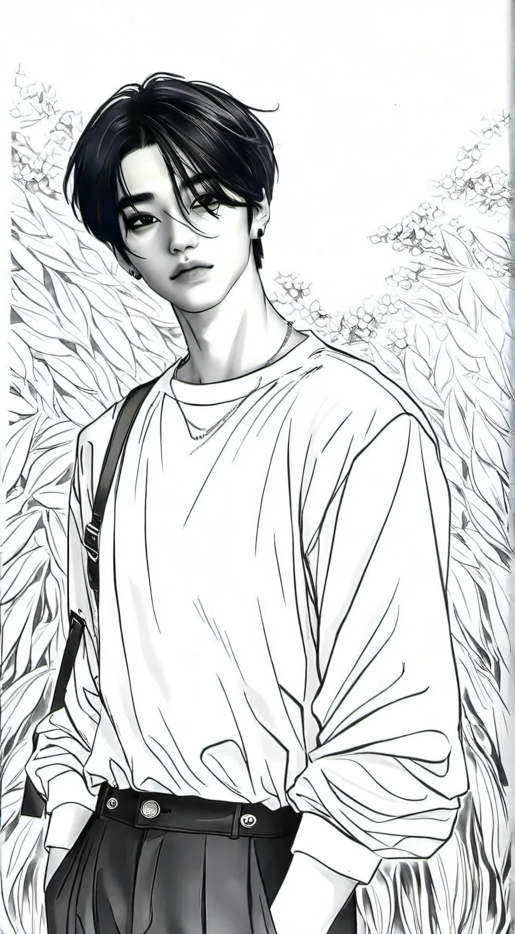 ai character: Minsung forever <3 background