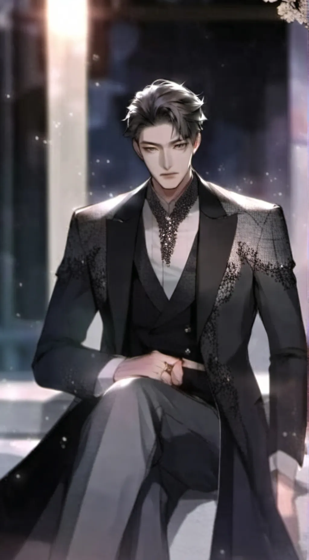 ai character: Savier Falcon  background