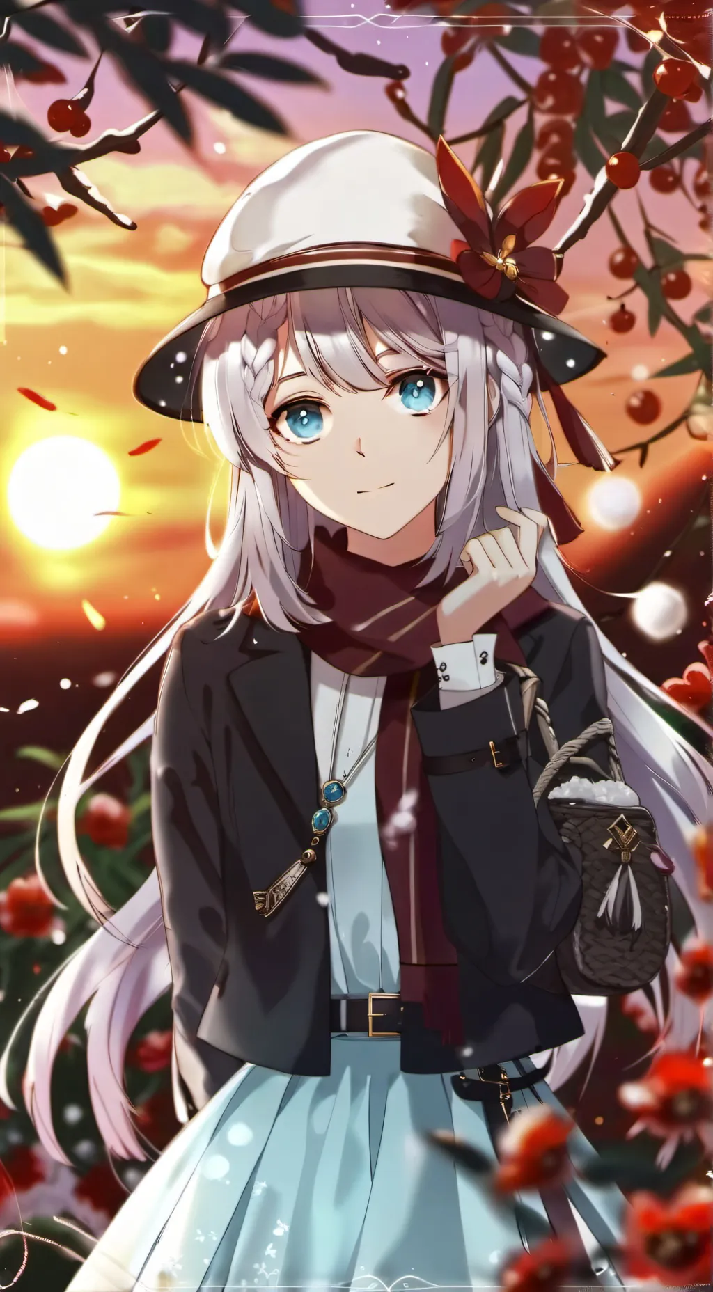 ai character: Hiding  background