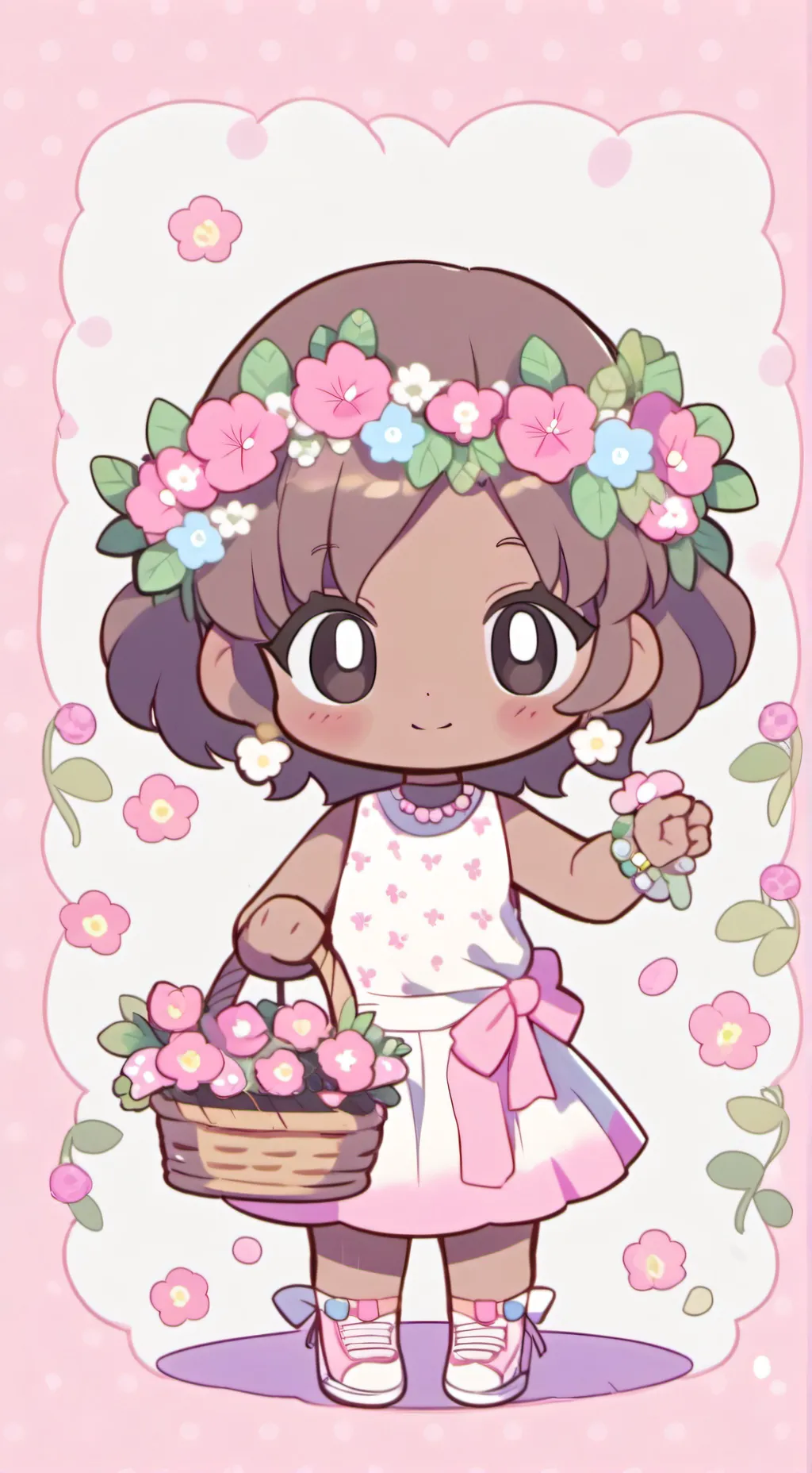 ai character: 🧺 Bassie 💐 background