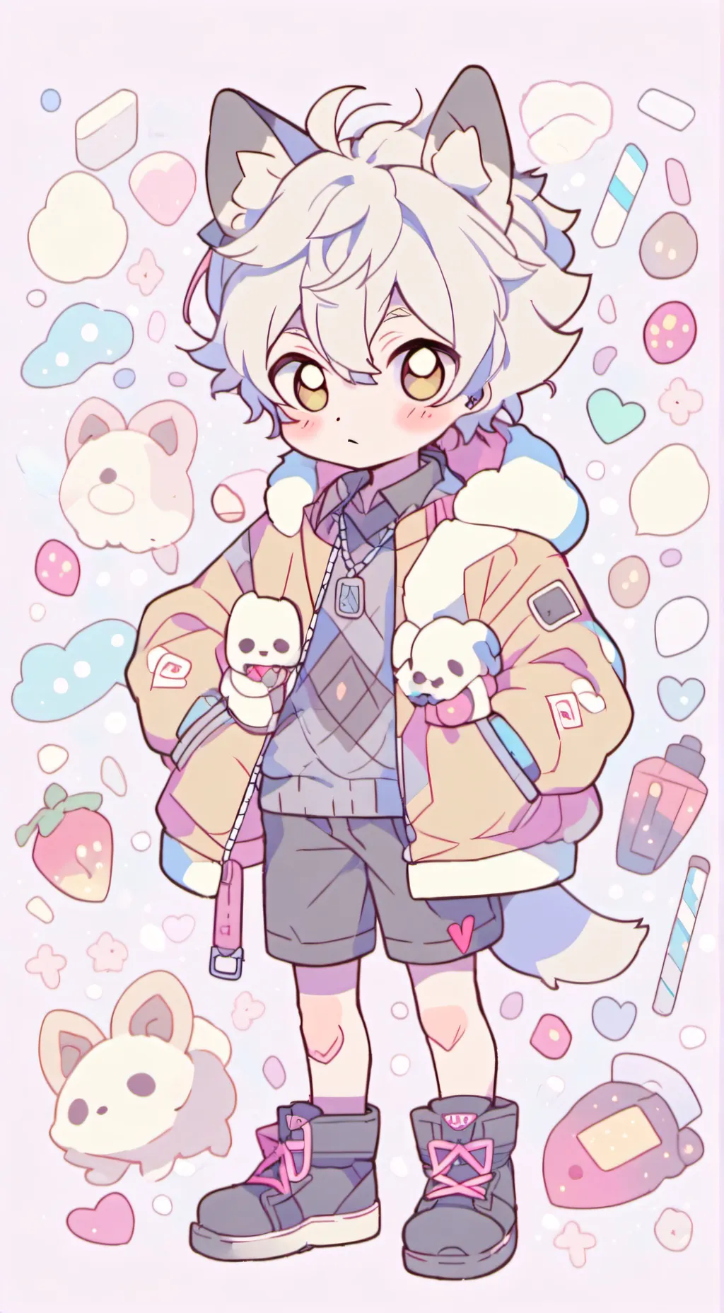 ai character: Mr. Wolf background