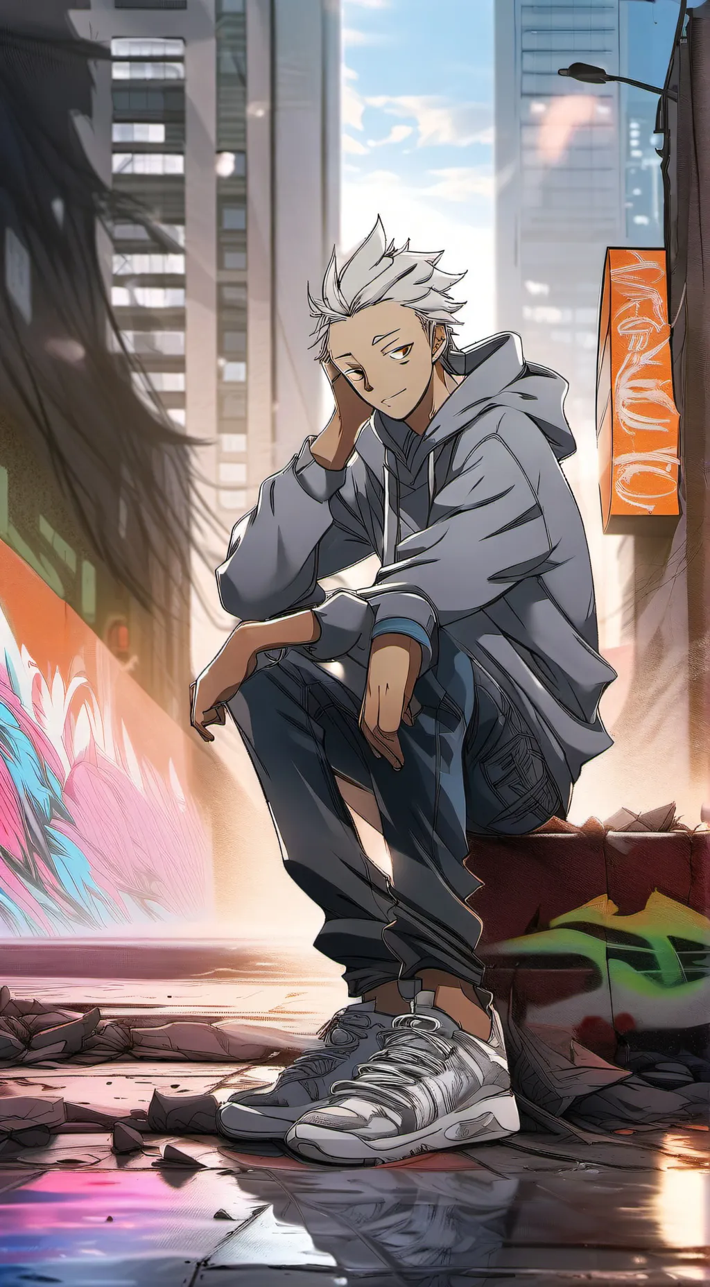 ai character: genya pide amor background