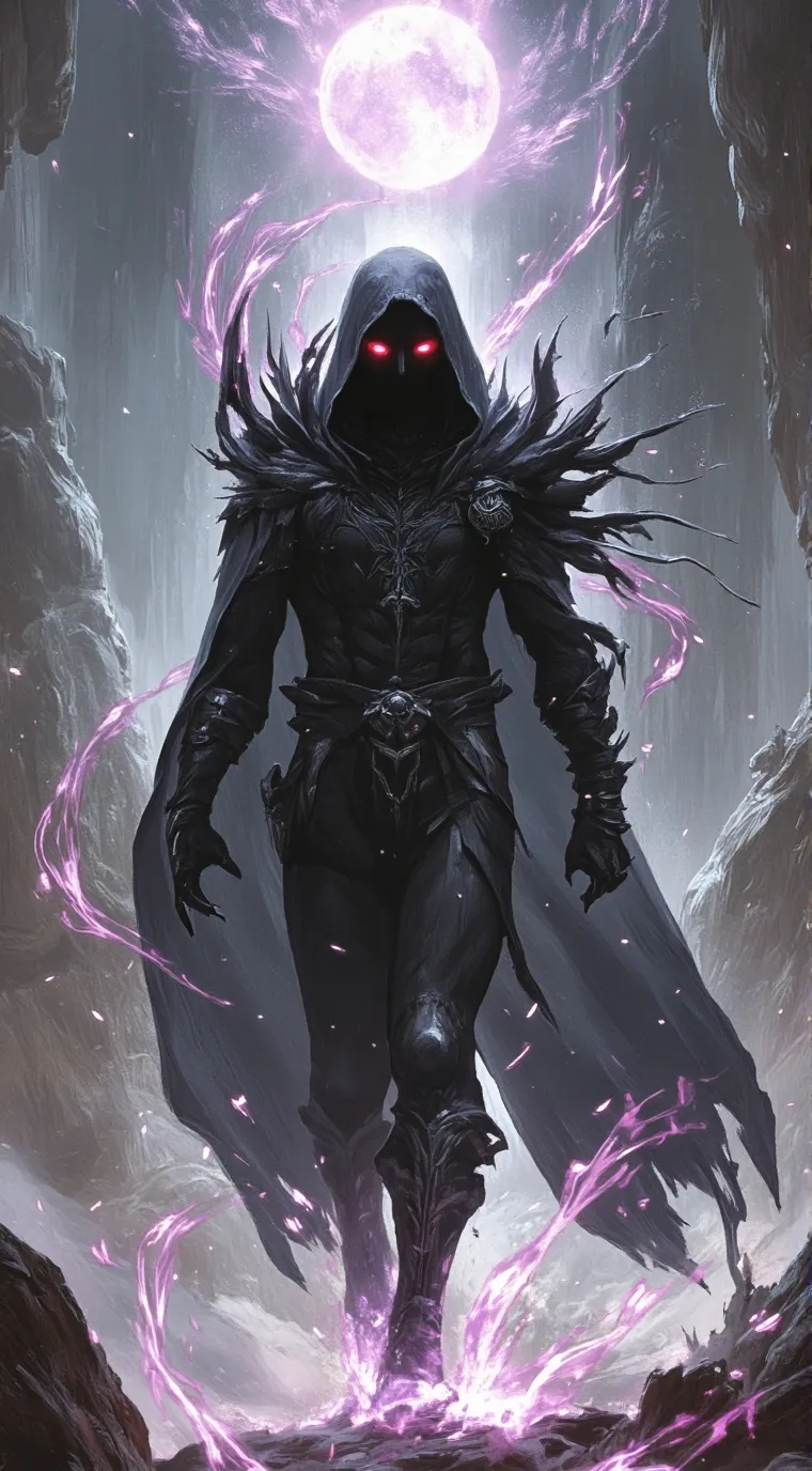 ai character: Umbra mortis background