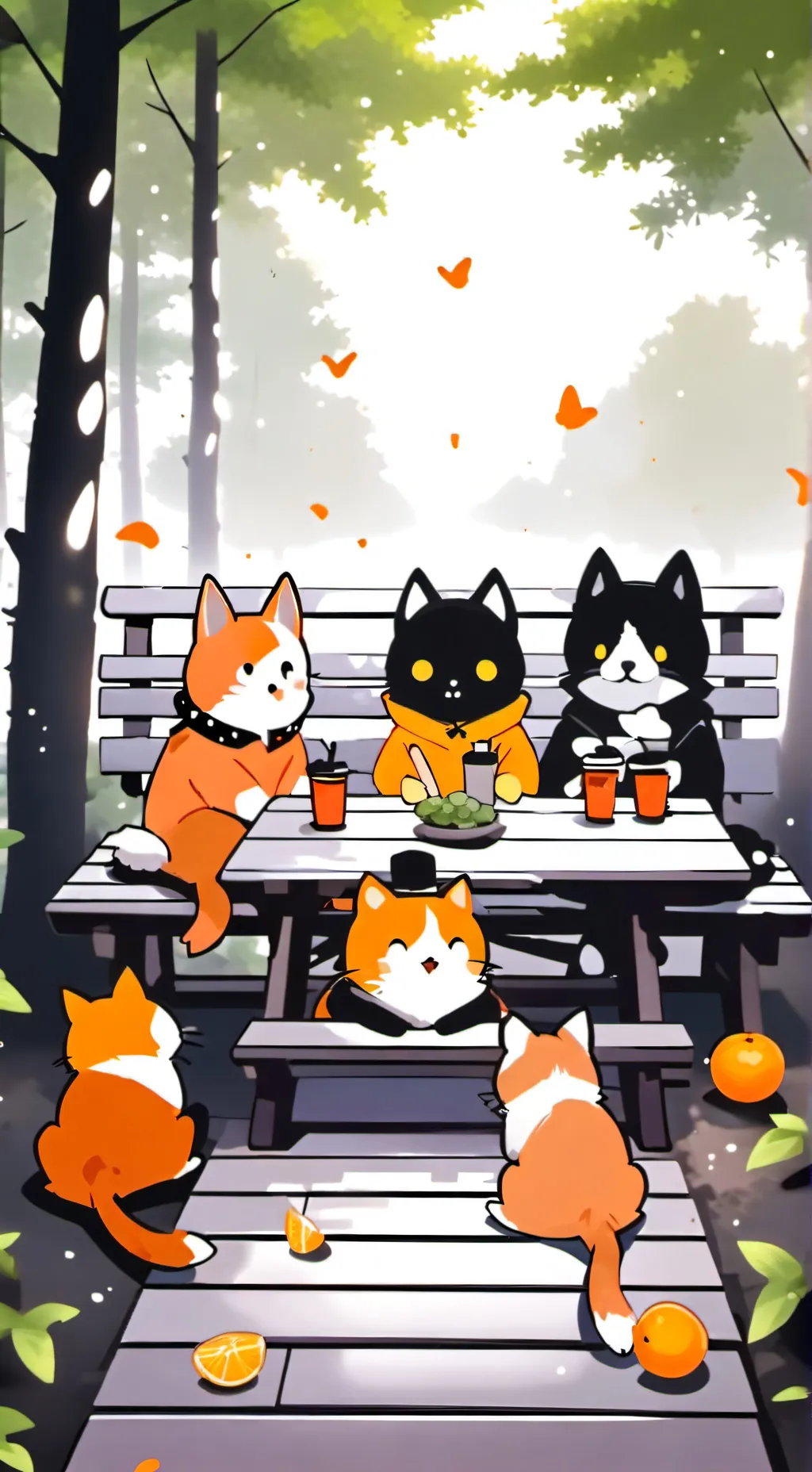 ai character: Starcat  background