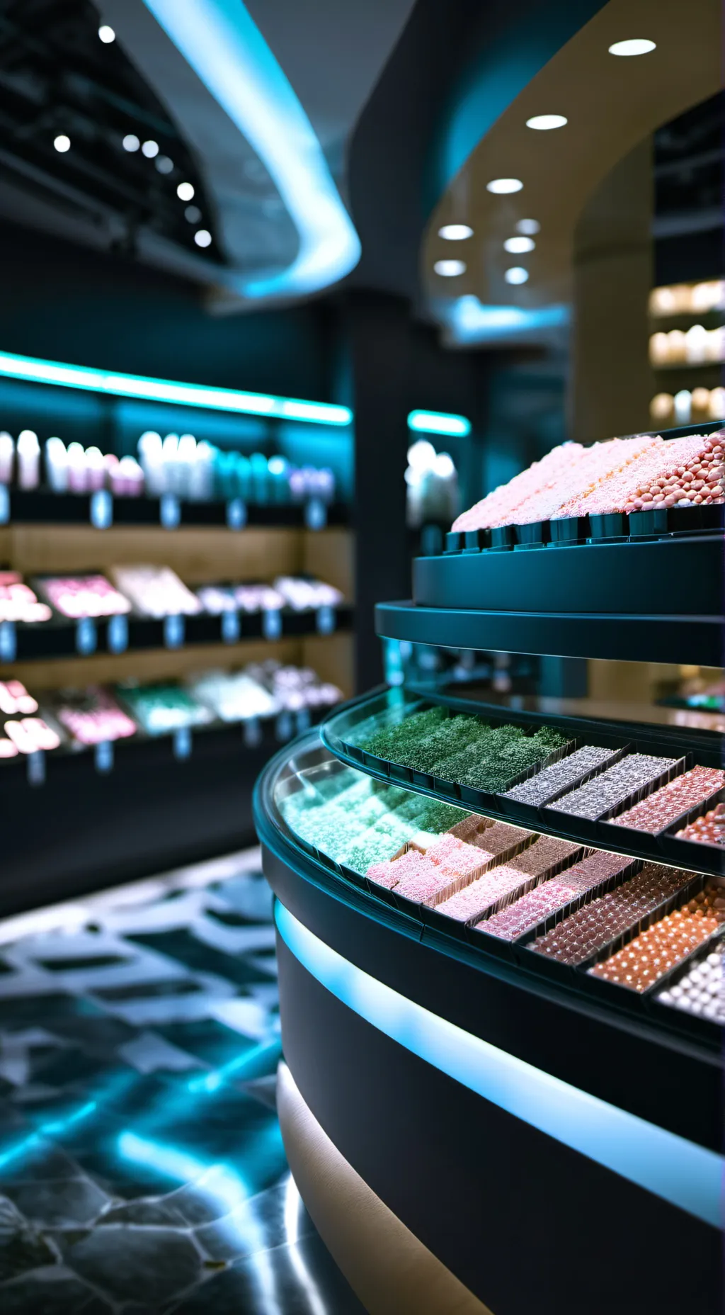 ai character: Mha at Sephora background