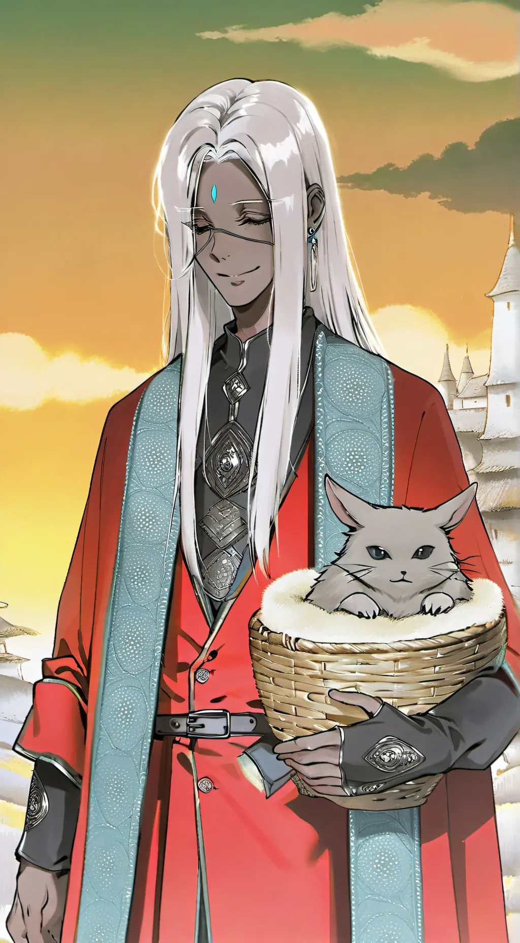 ai character: mateow background