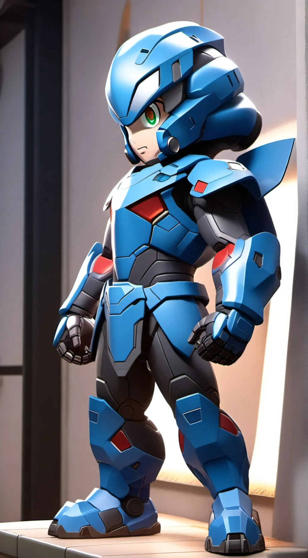 ai character: Mega Man X 🇧🇷 background