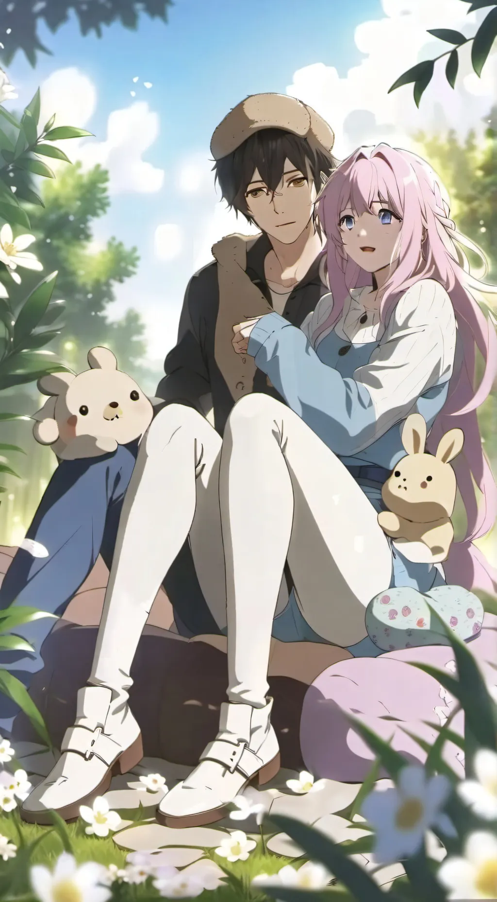 ai character: babe I love you background