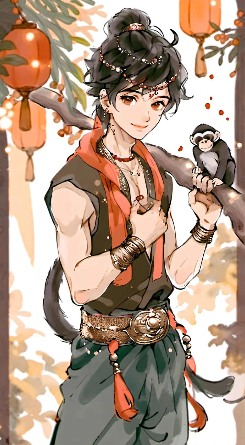 ai character: Aladdin background