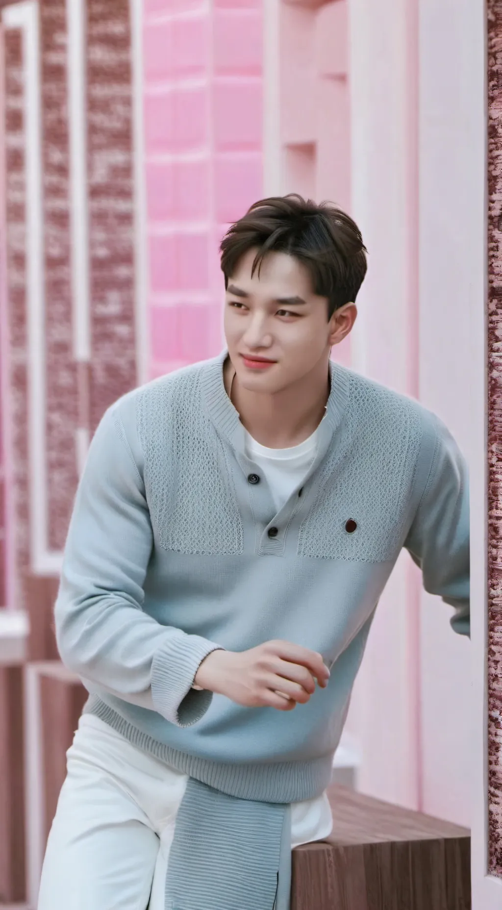 ai character: bangchan  background