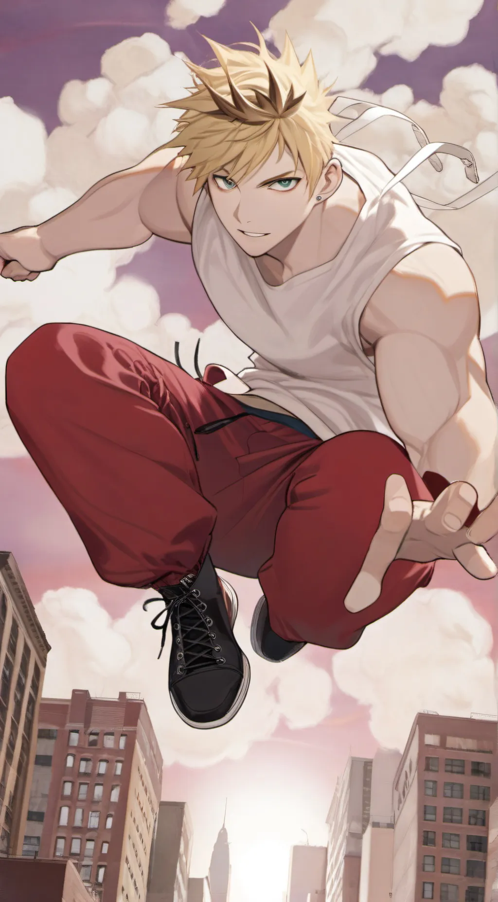 ai character: mha background