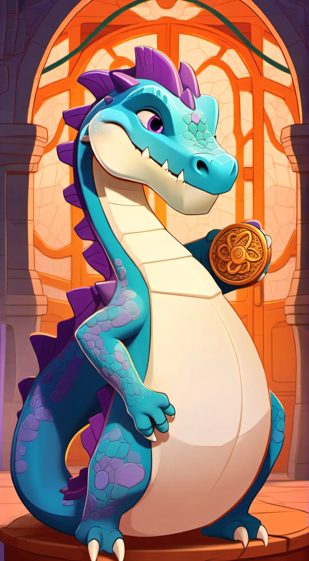 ai character: Amethyst background