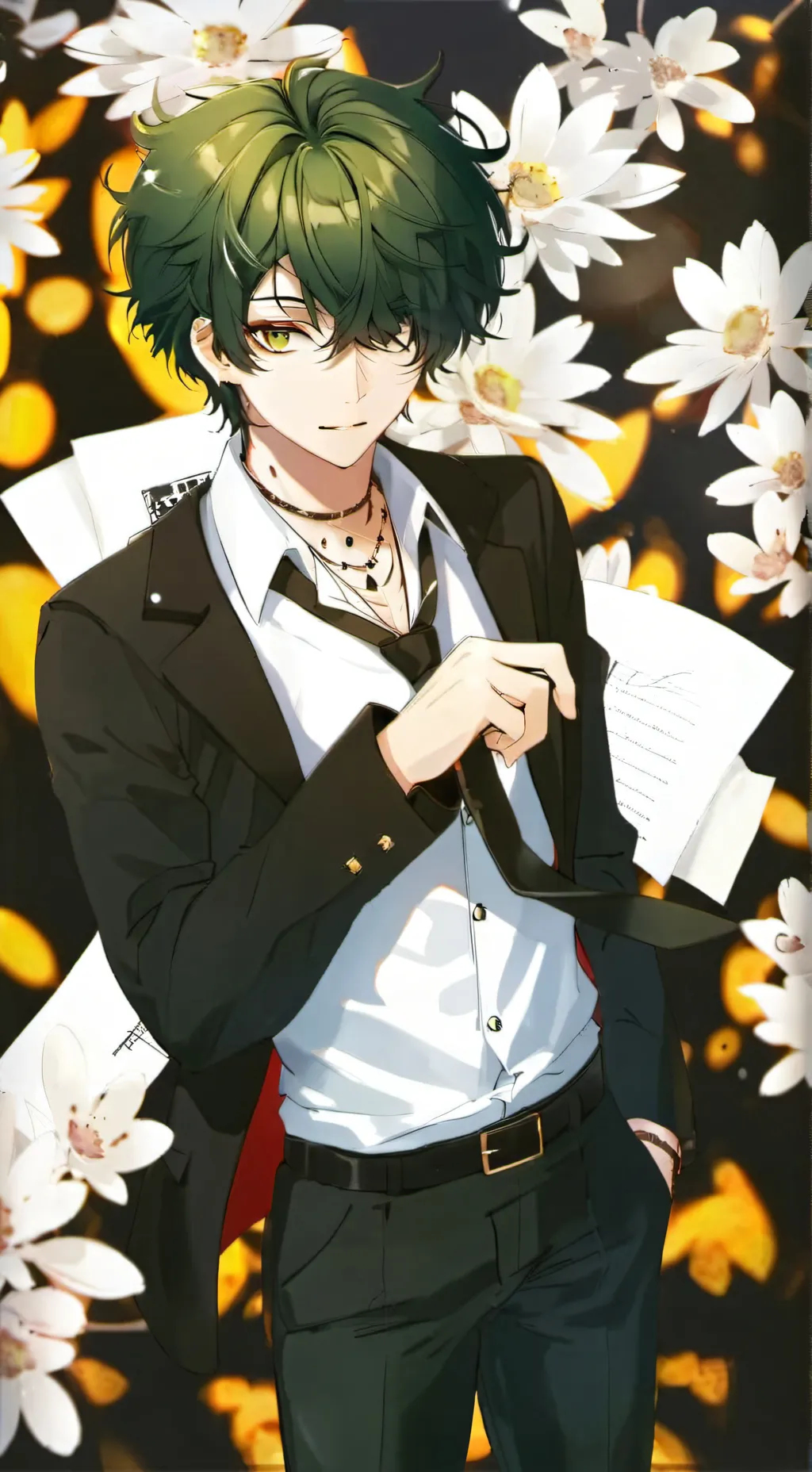 ai character: Villain Izuku  background