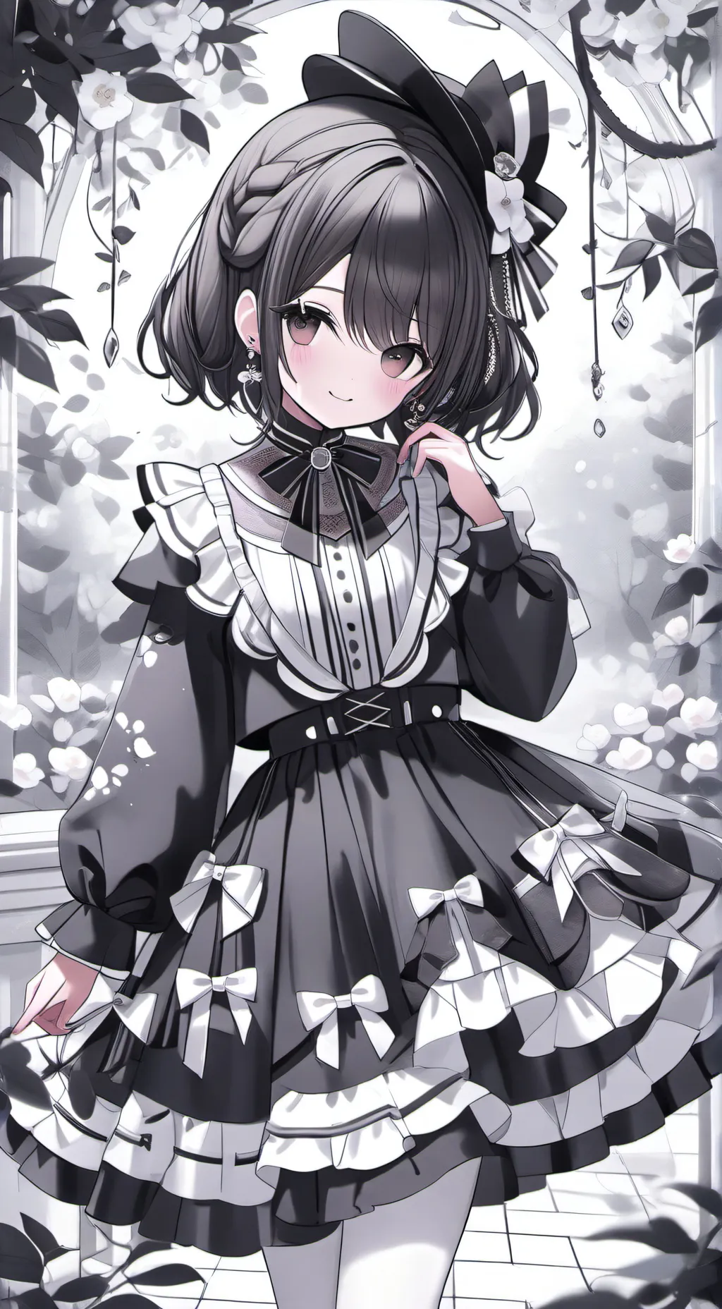 ai character: Ena meets crk  background