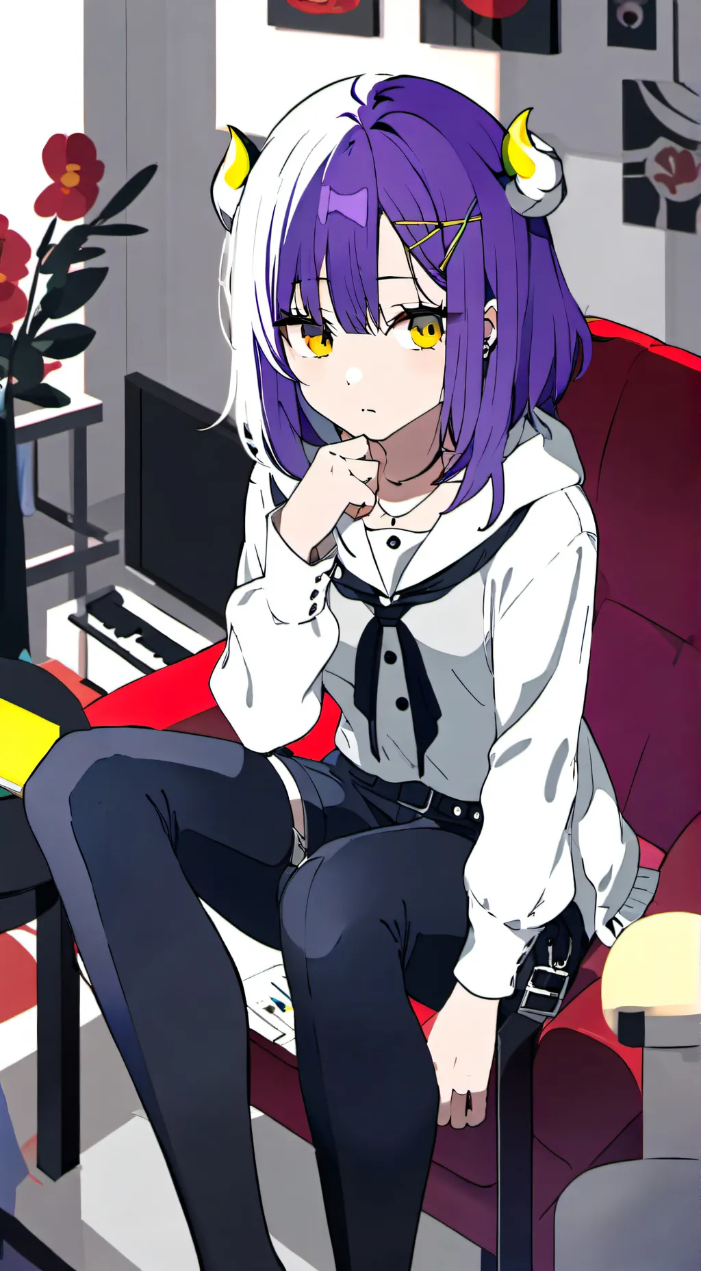 ai character: mina  background