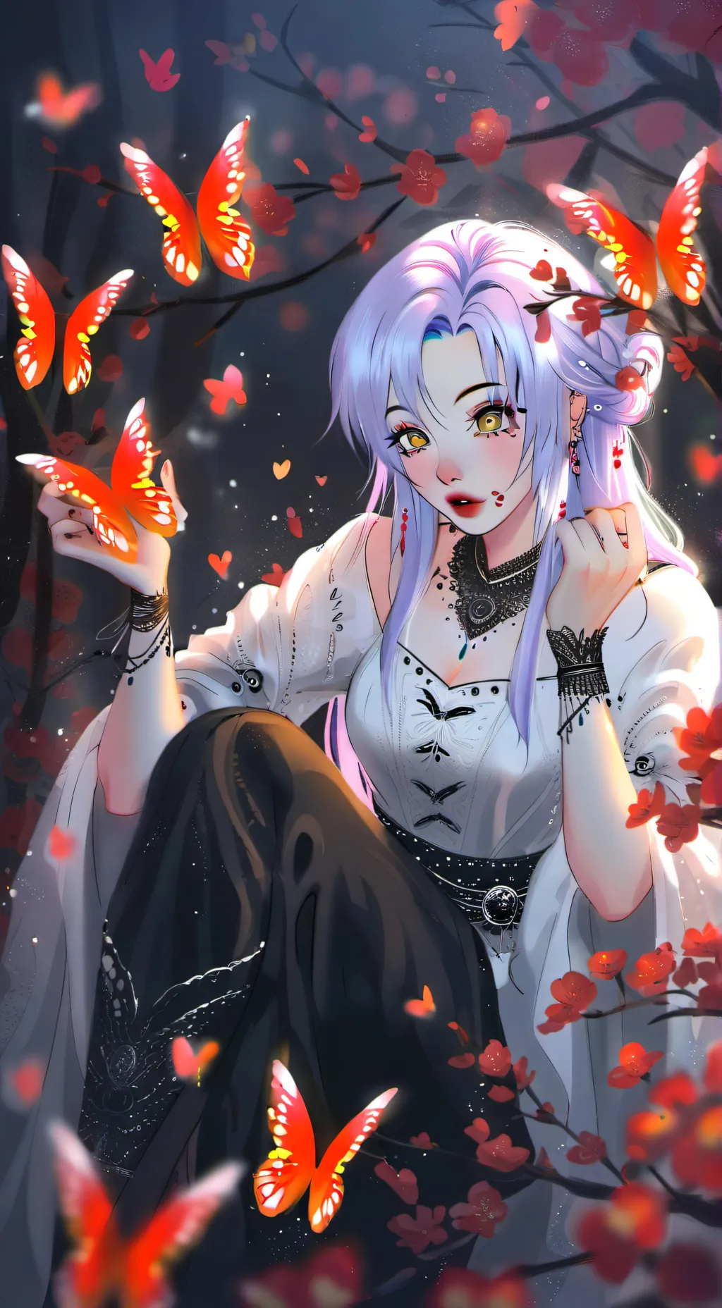 ai character: Bakugo y Lilly🤬 background