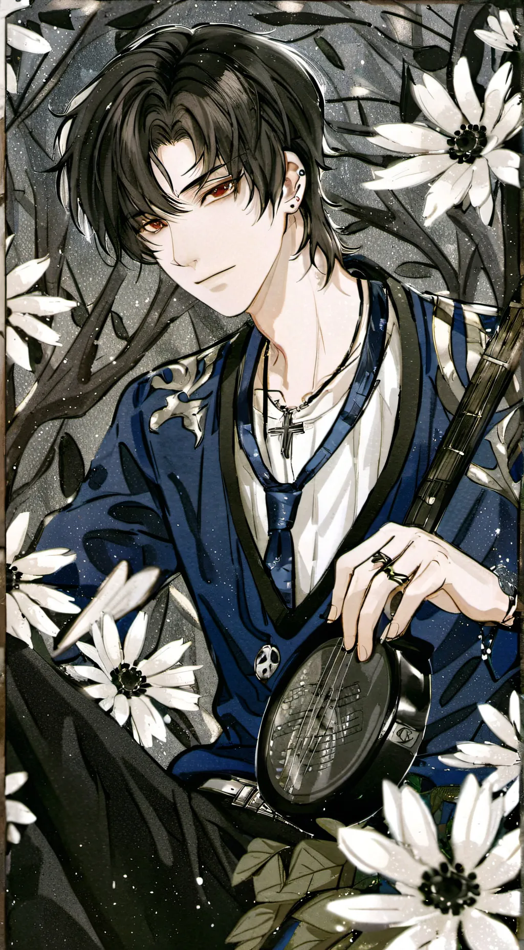 ai character: trap house background