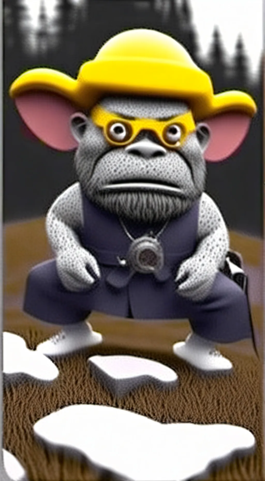 ai character: Im the pic background