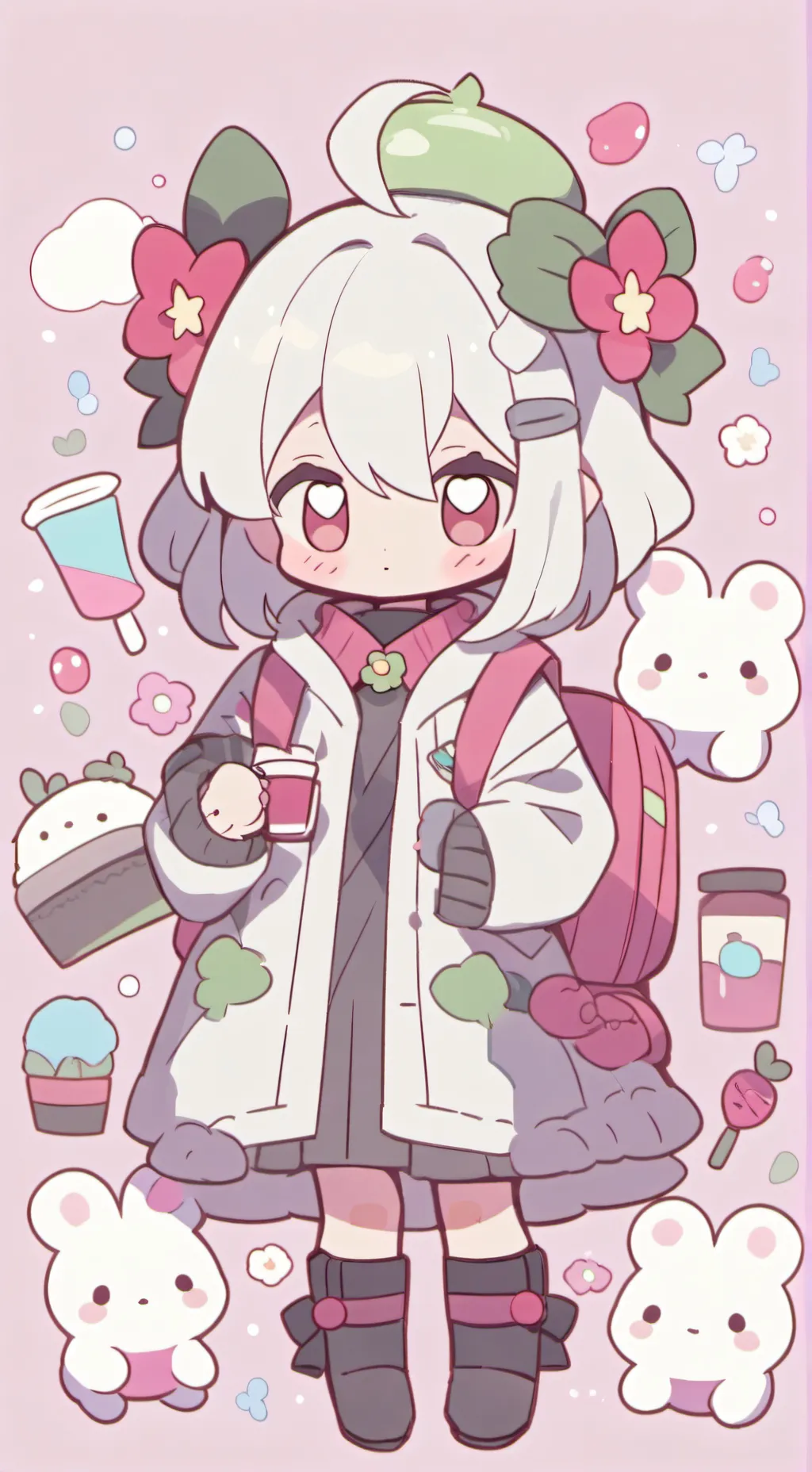 ai character: kny y mha y futuro background