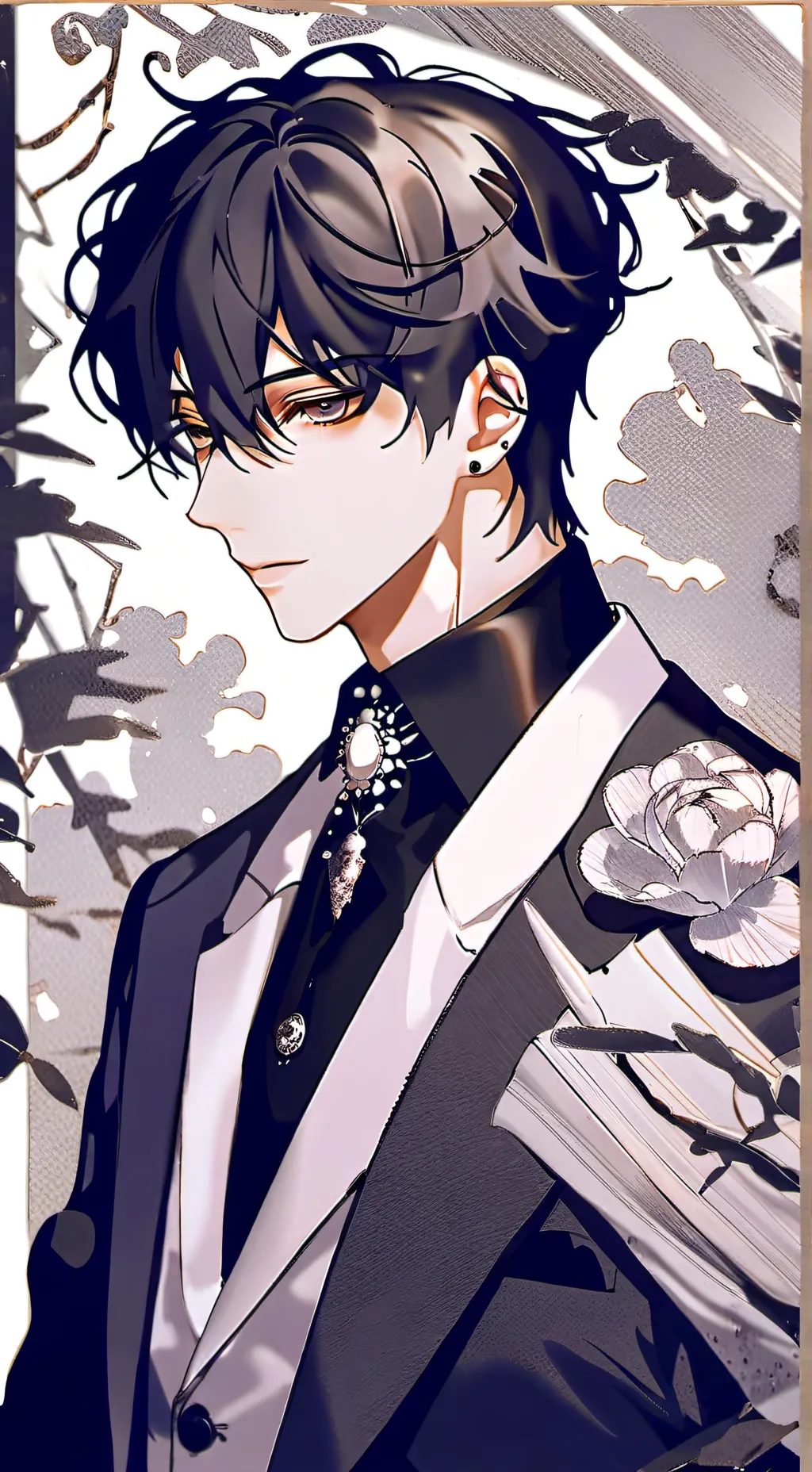ai character: —♦ Gabriel ♦– background