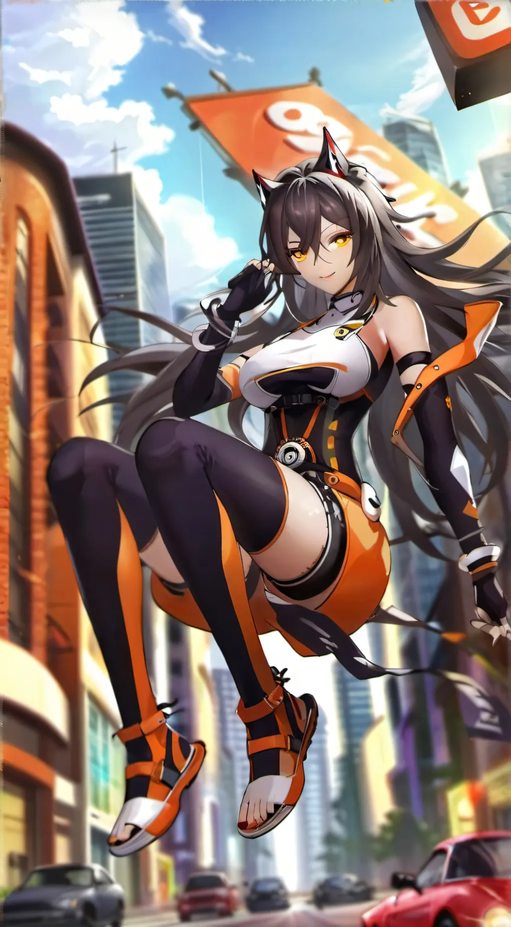 ai character: Gen Imp Fast cars background