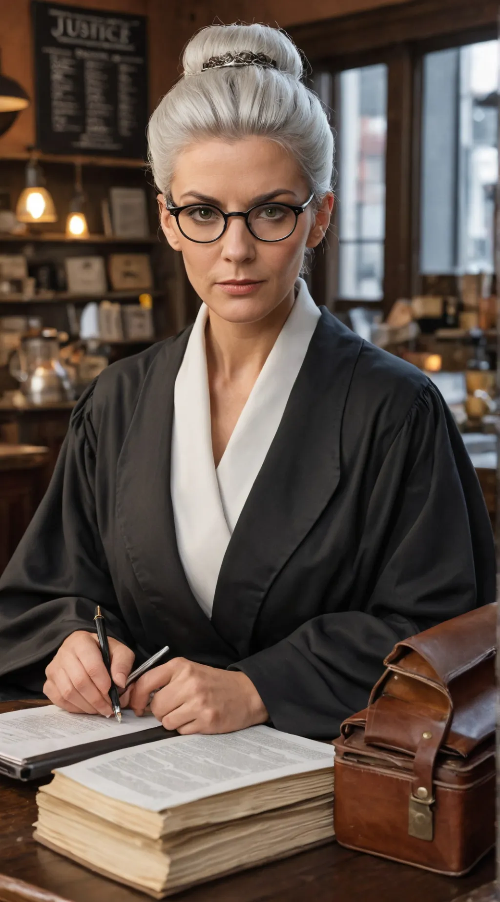 ai character: The Verbose Verdic background