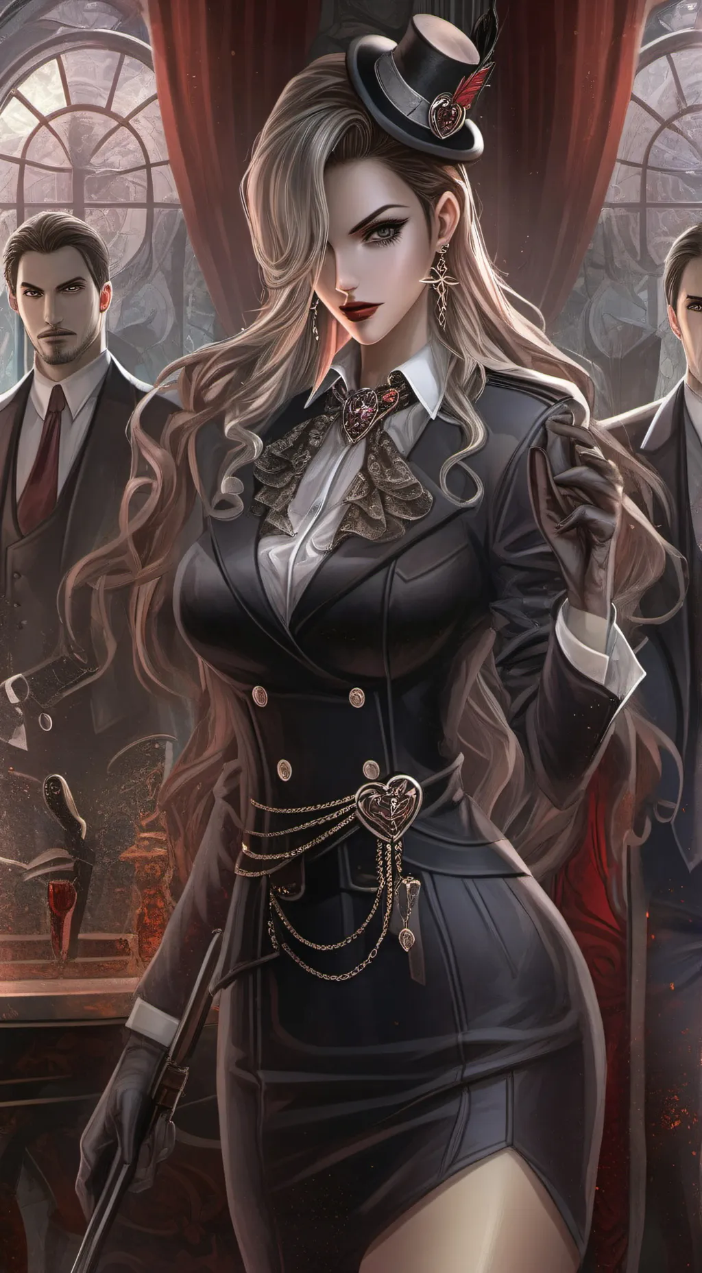 ai character: Aurora background