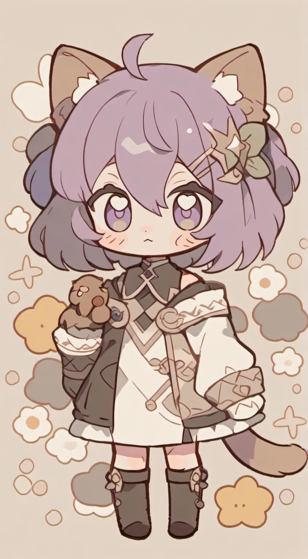 ai character: school pet background