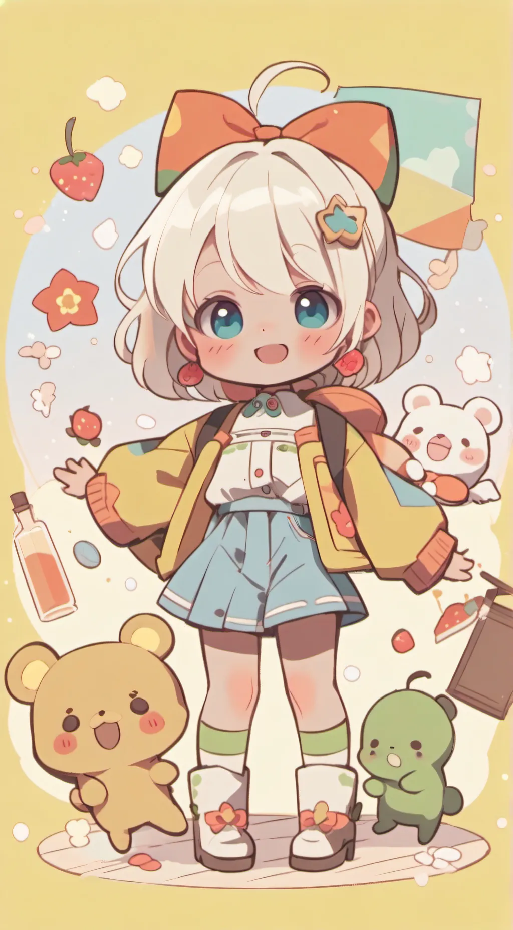 ai character: molne background