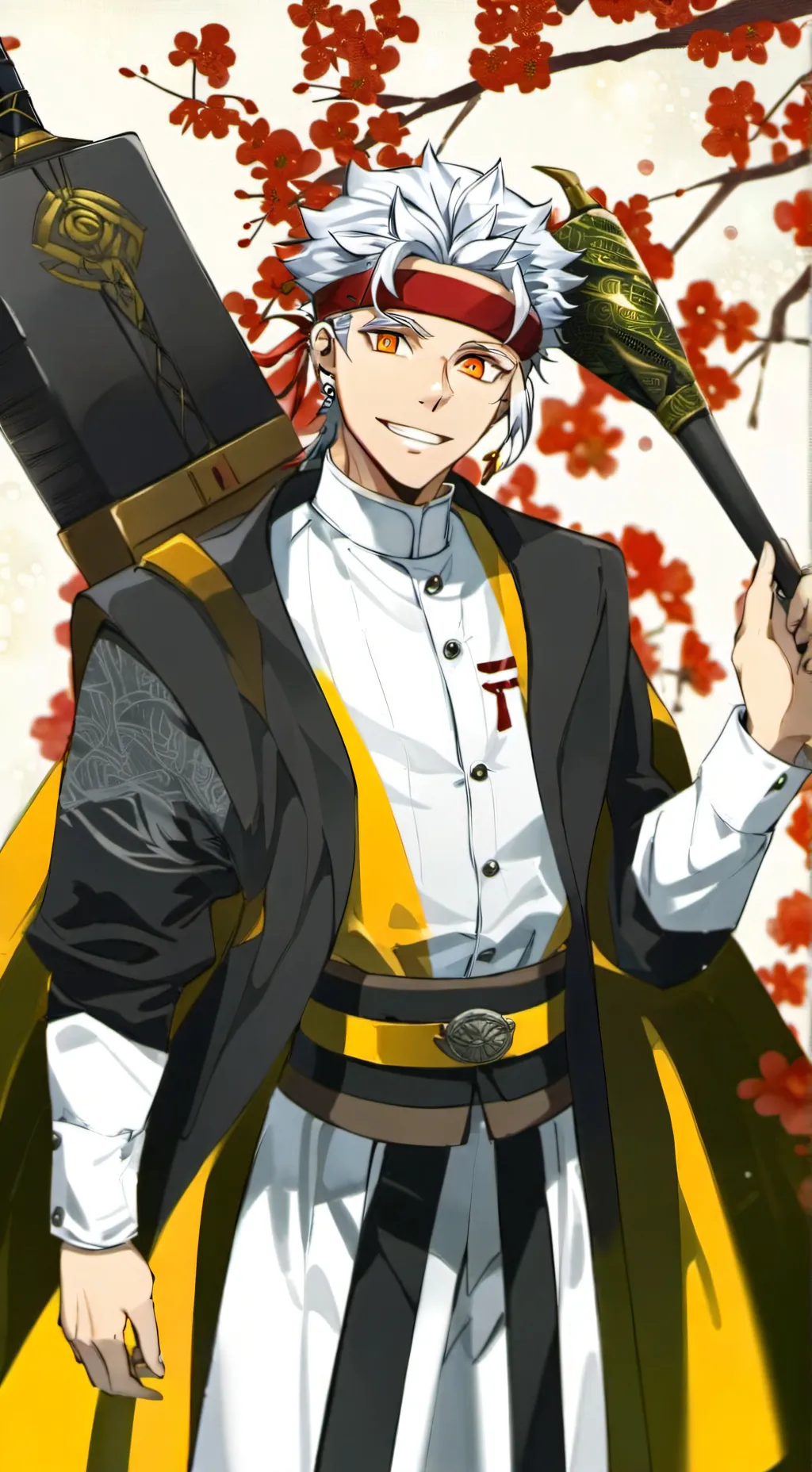 ai character: DEMON SLAYER! background