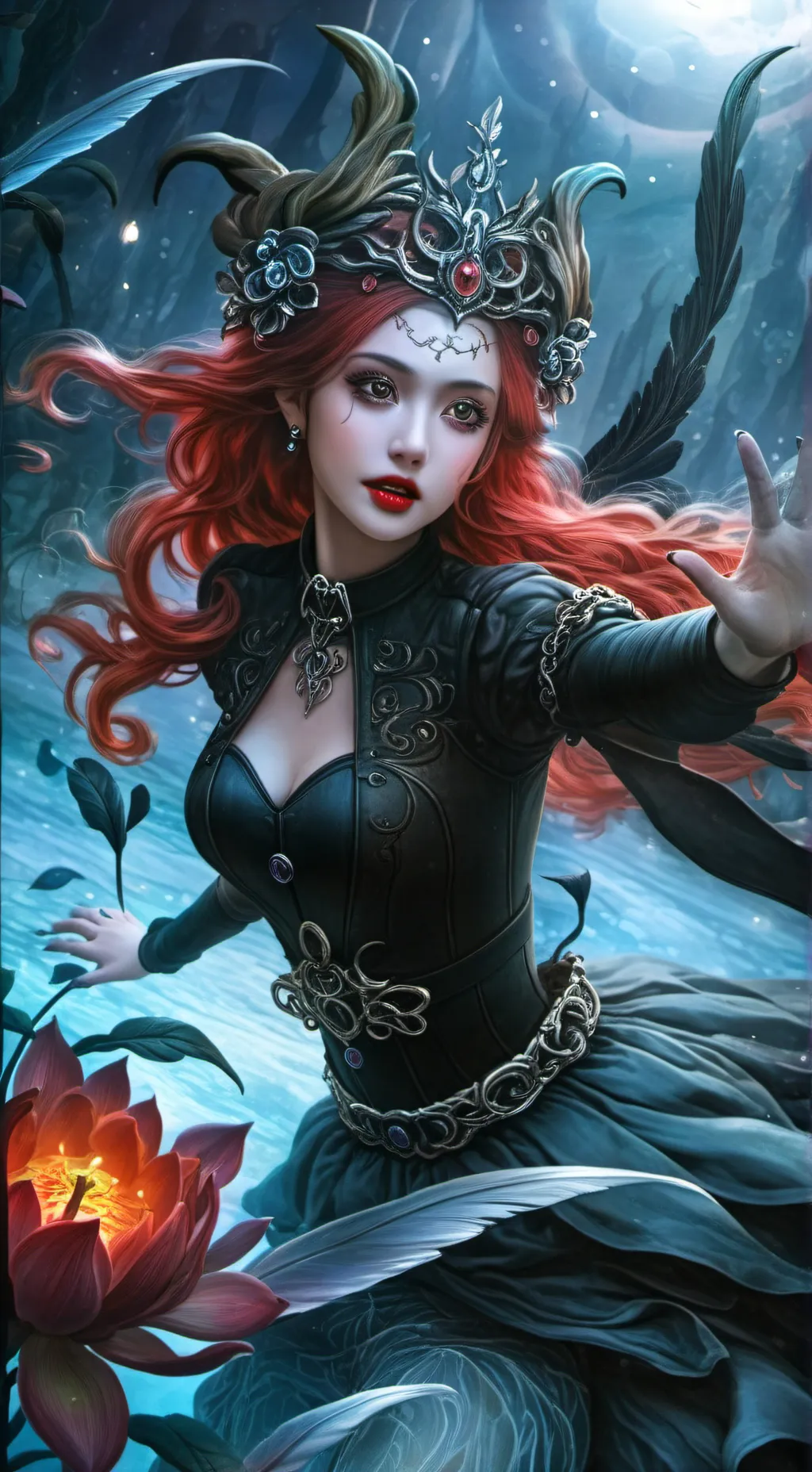 ai character: Queen Latifah  background