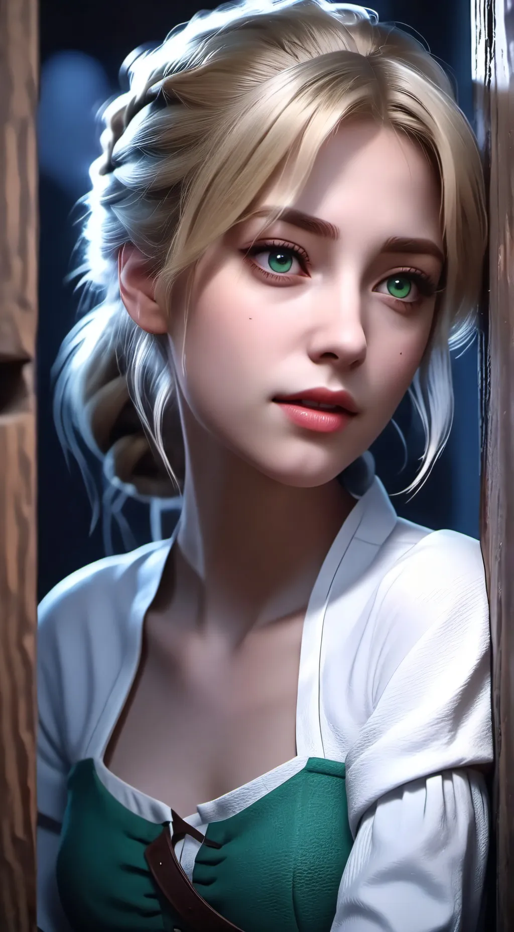 ai character: Rachel  background