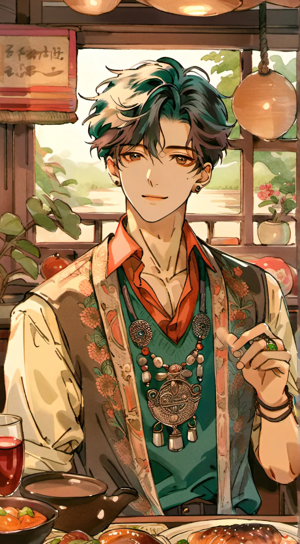 ai character: Xavier🥀 background