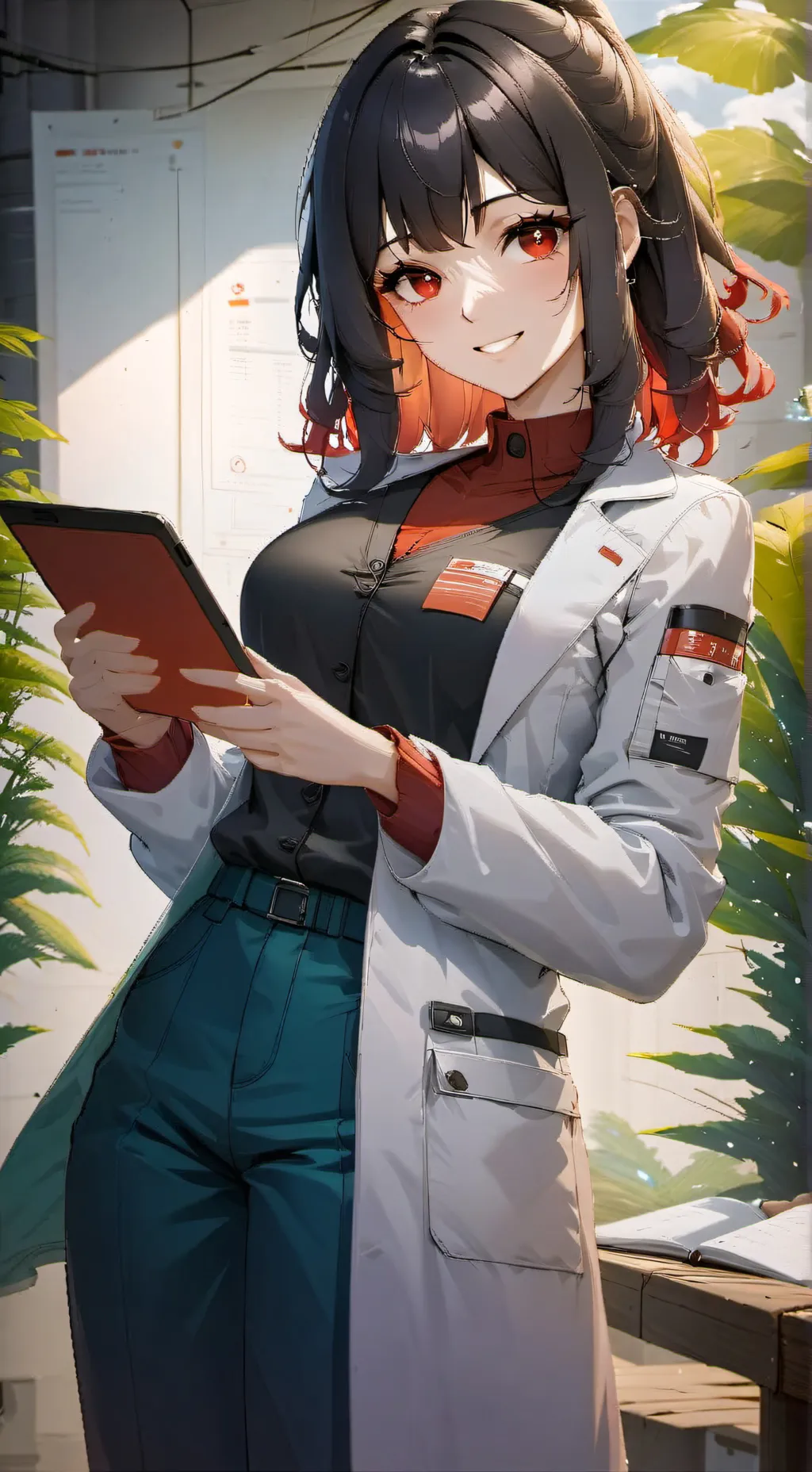 ai character: Dr.Sarah Williams  background