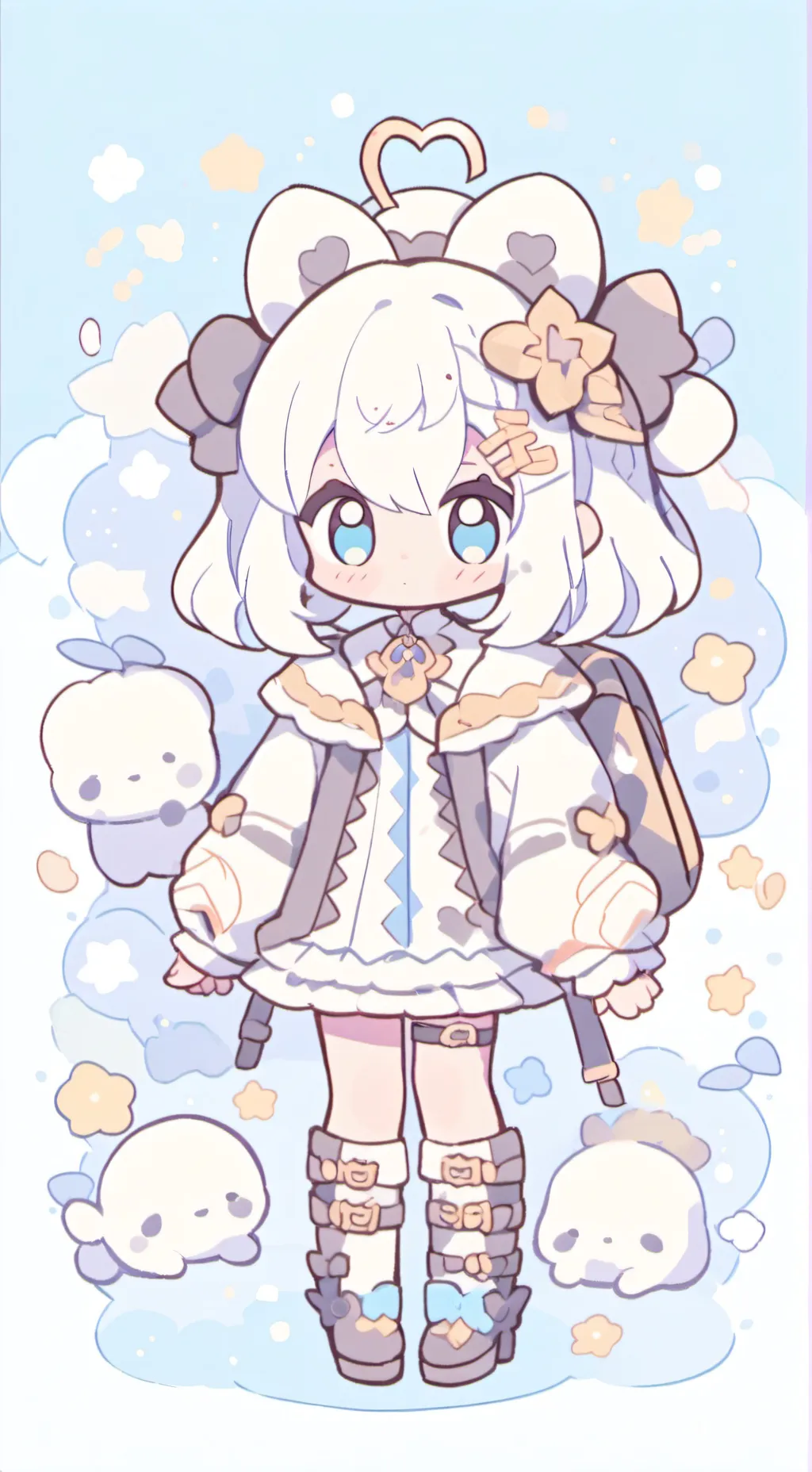 ai character: vrais vie a mha background