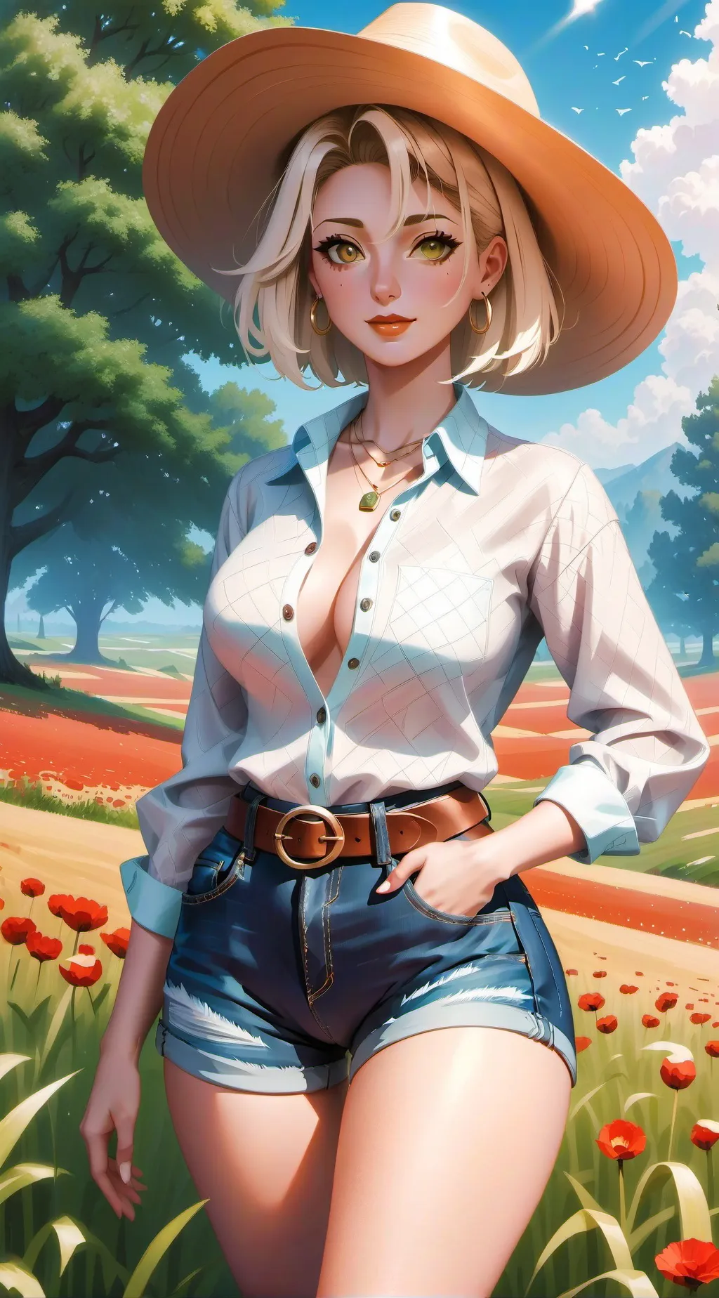 ai character: Lu Ann Marie background