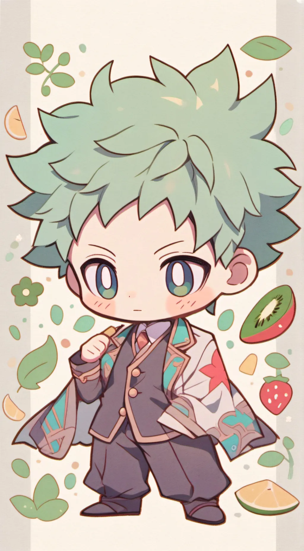 ai character: el pequeño Timi background