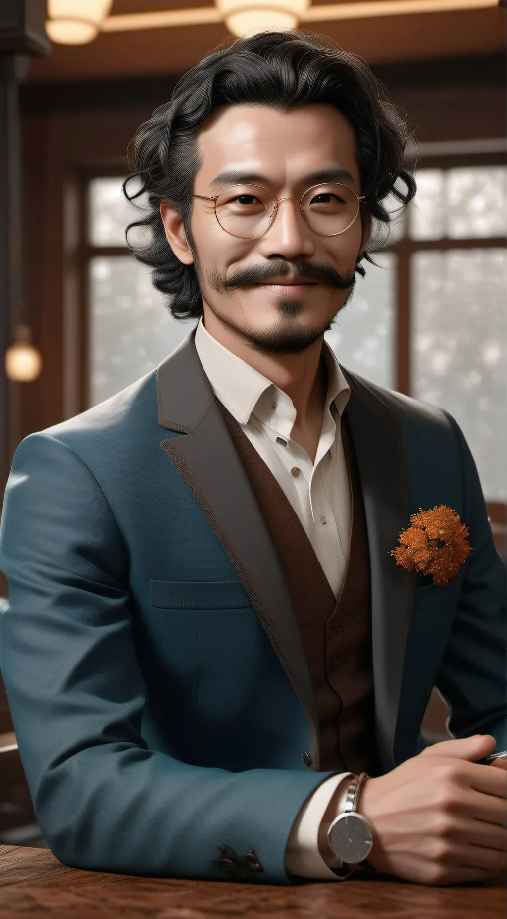 ai character: Abuebuabuabuadada background