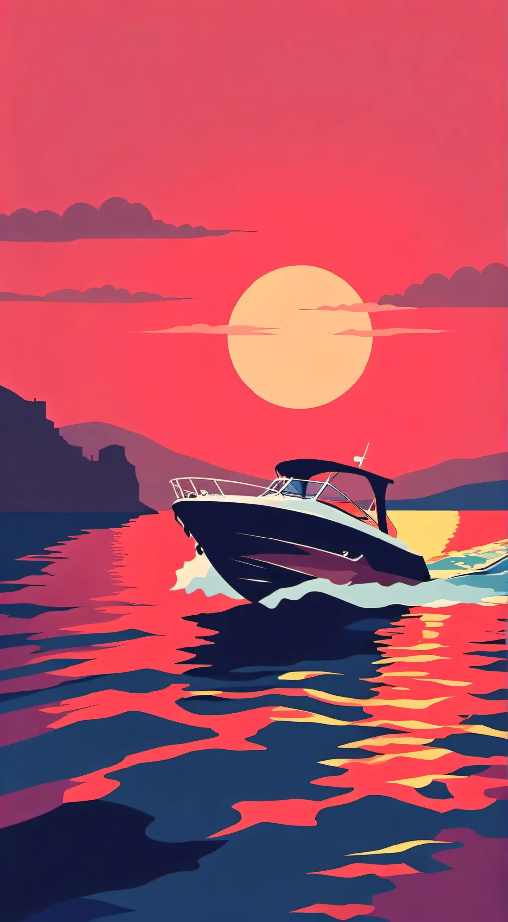 ai character: forsaken boat background