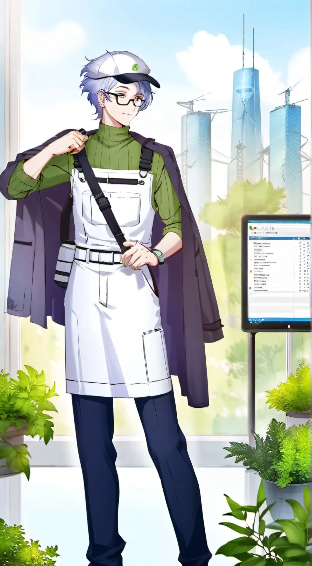 ai character: The Carbon Crusader background