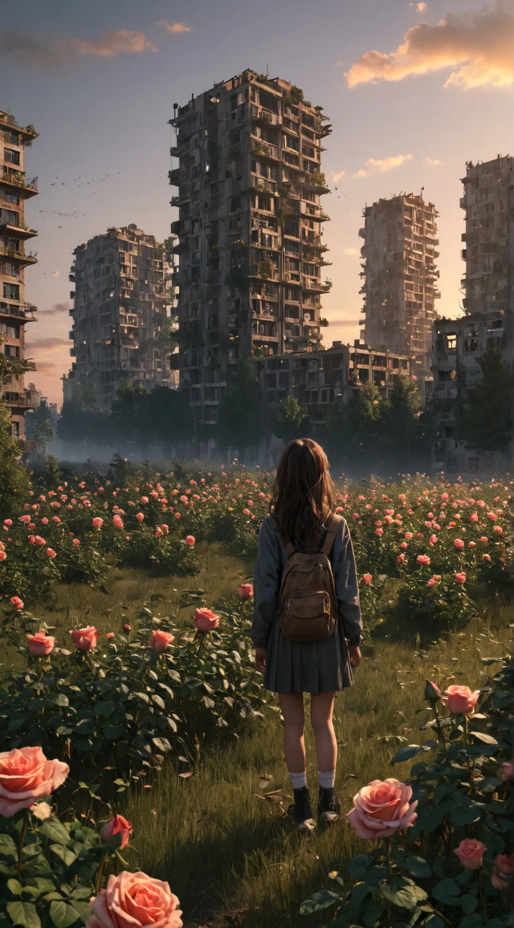 ai character: Story book  background