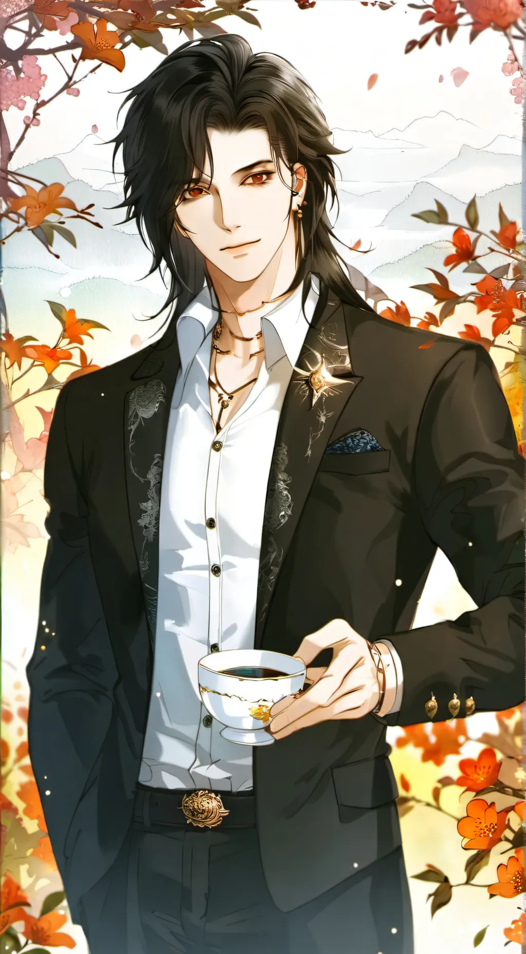 ai character: Damian  background