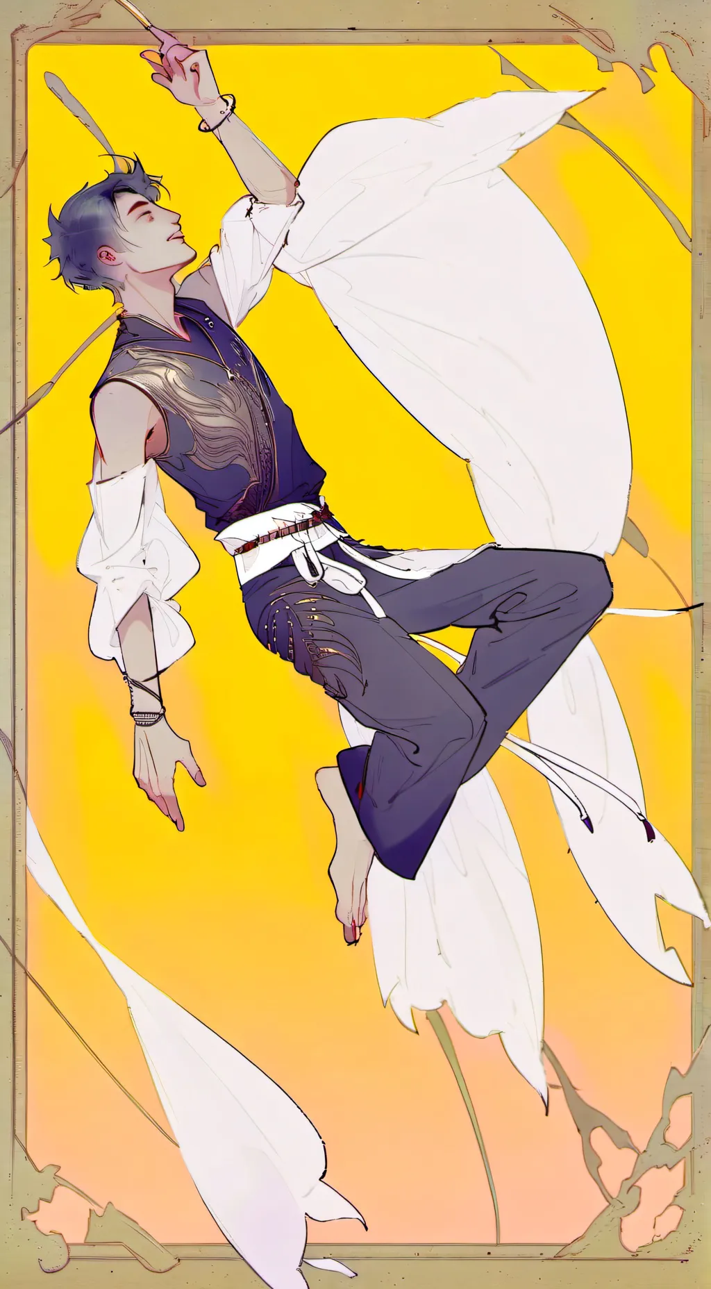 ai character: Lui calibre  background