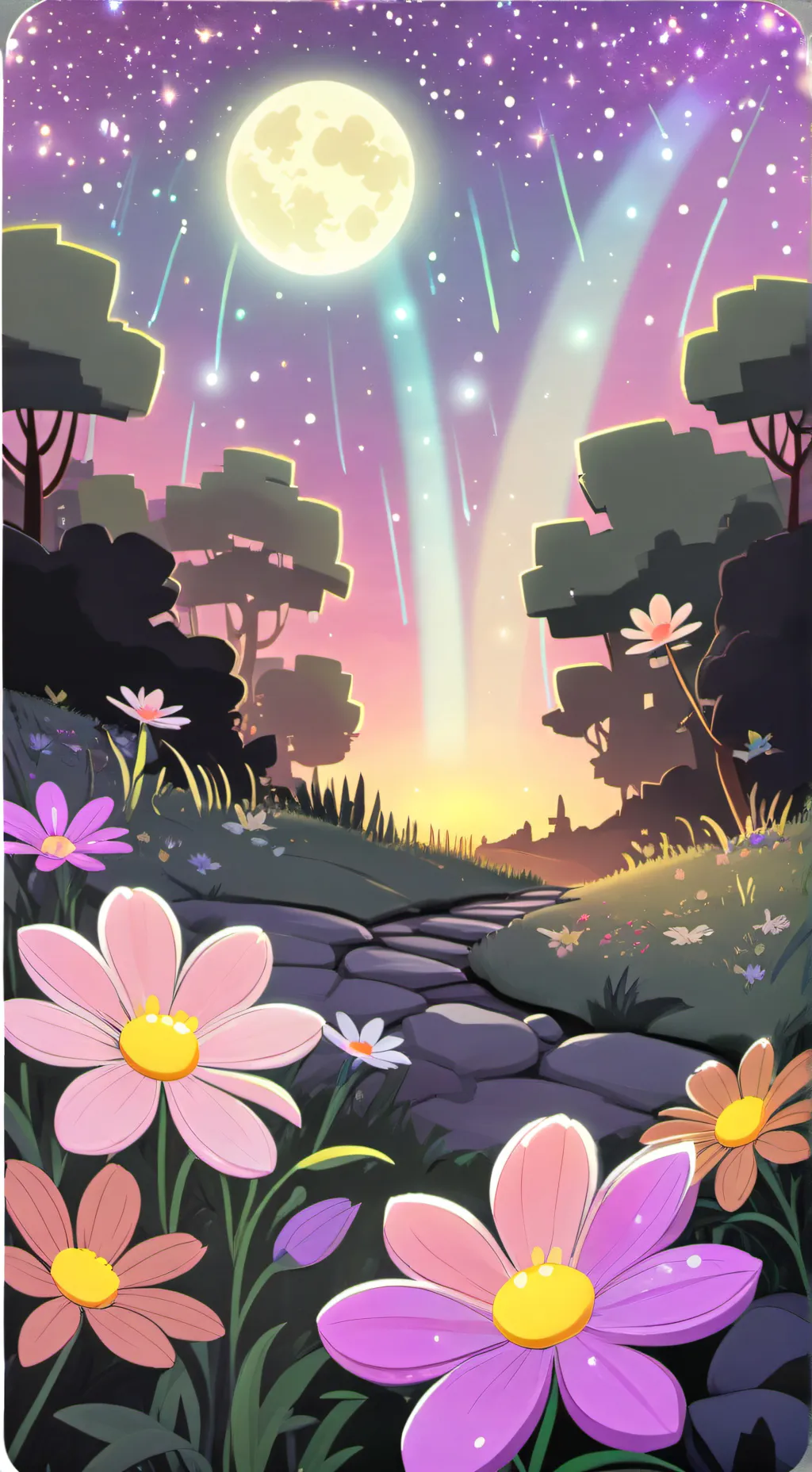 ai character: MoonFlower DW background