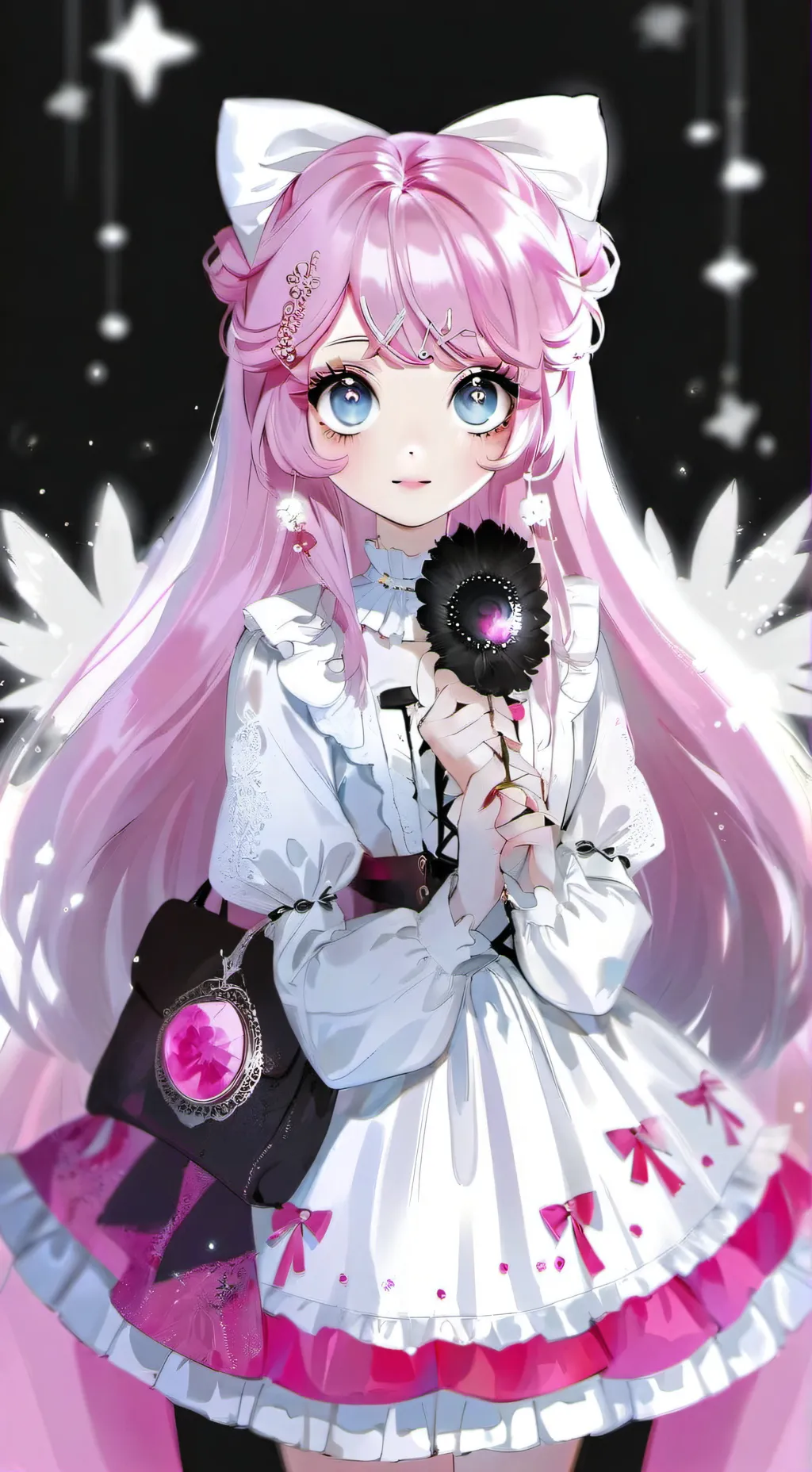 ai character: iris lolirock  background