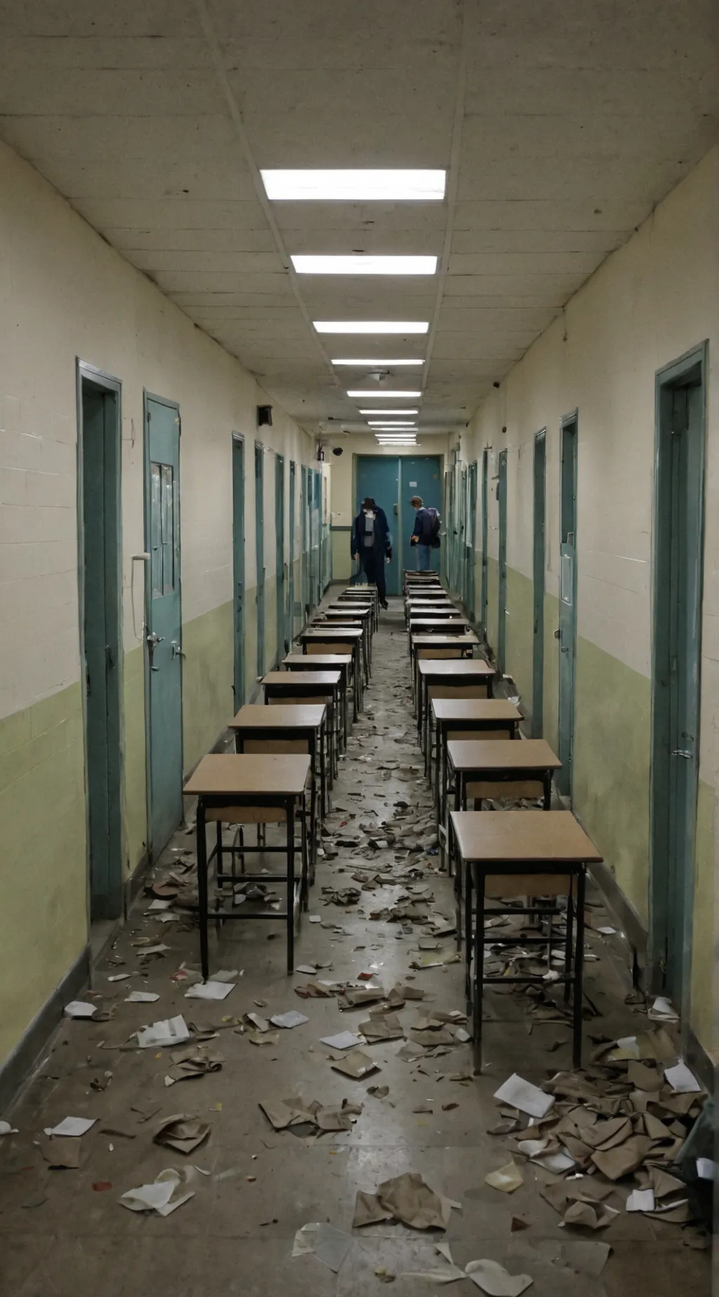 ai character: INFECTION SCHOOL background