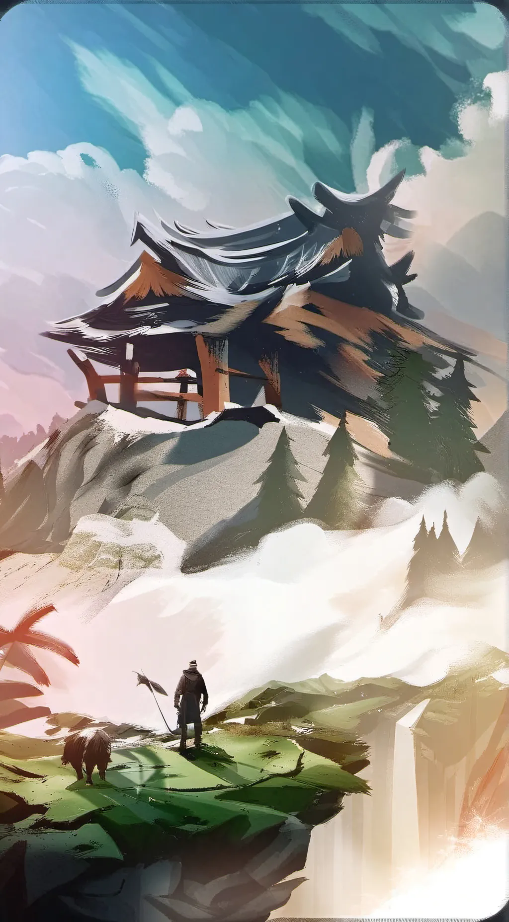 ai character: poisonpizzaburger background